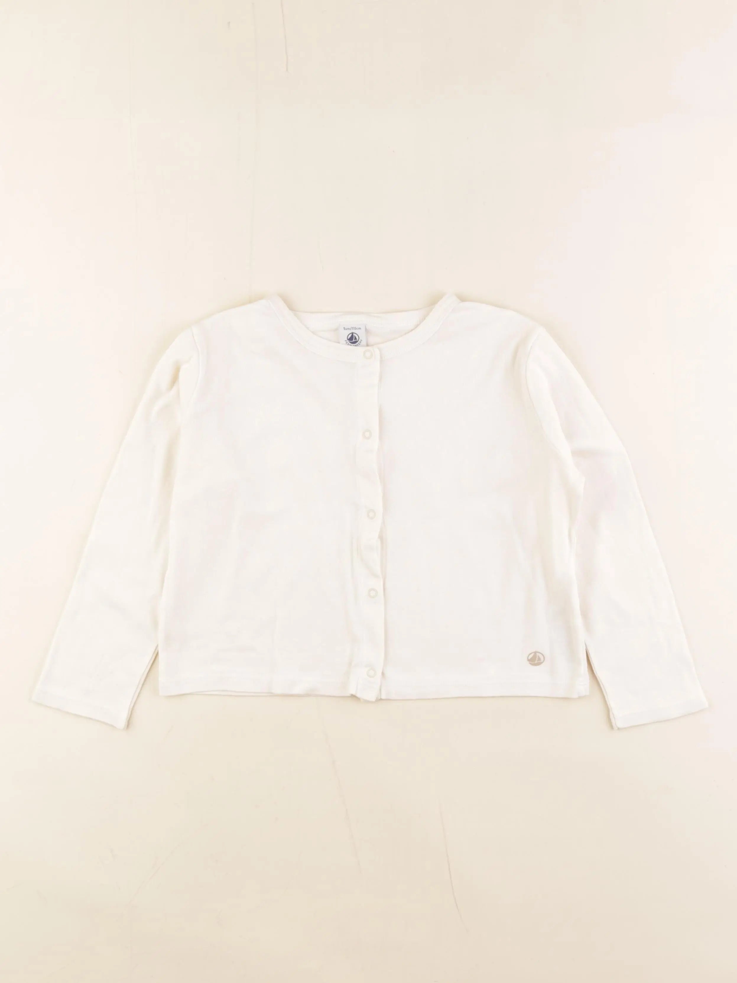 Petit Bateau - tee-shirt beige - 5 ans