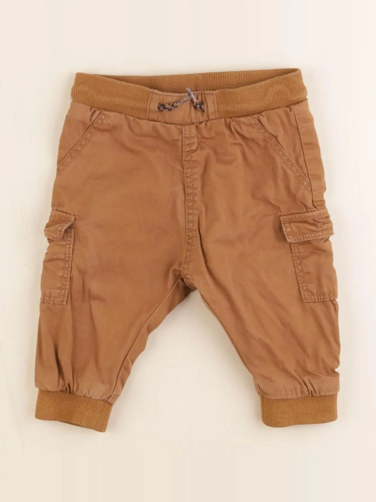 H&M - pantalon marron - 4/6 mois