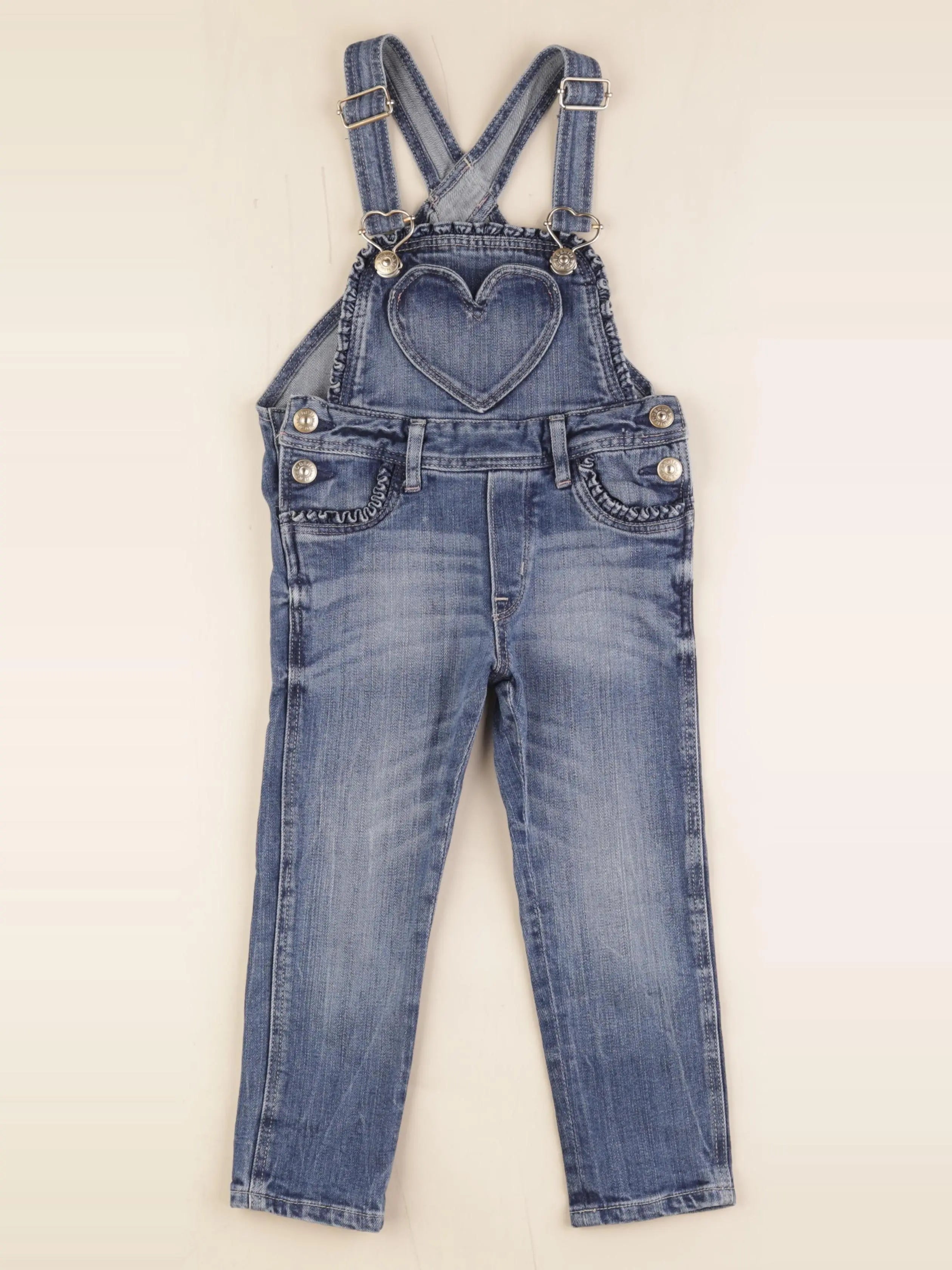 H&M - salopette bleu - 2/3 ans