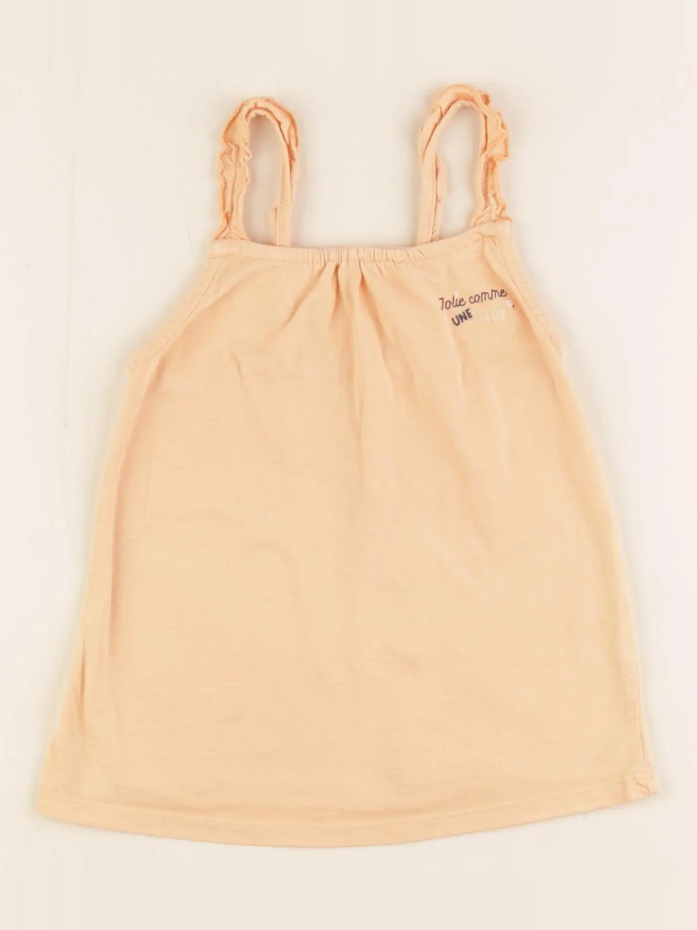 Vertbaudet - débardeur orange - 3 ans