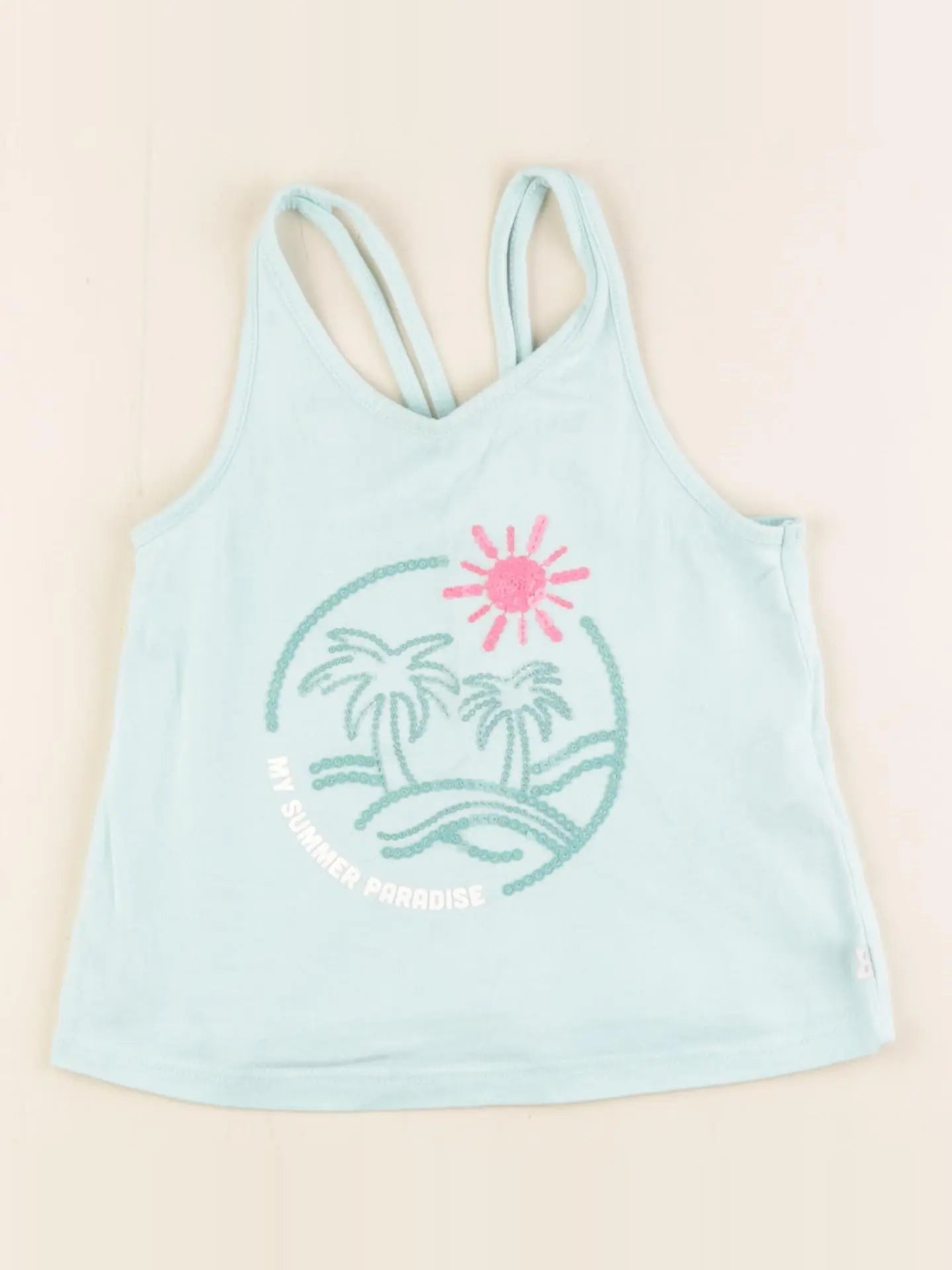 Okaidi - débardeur bleu - 3 ans