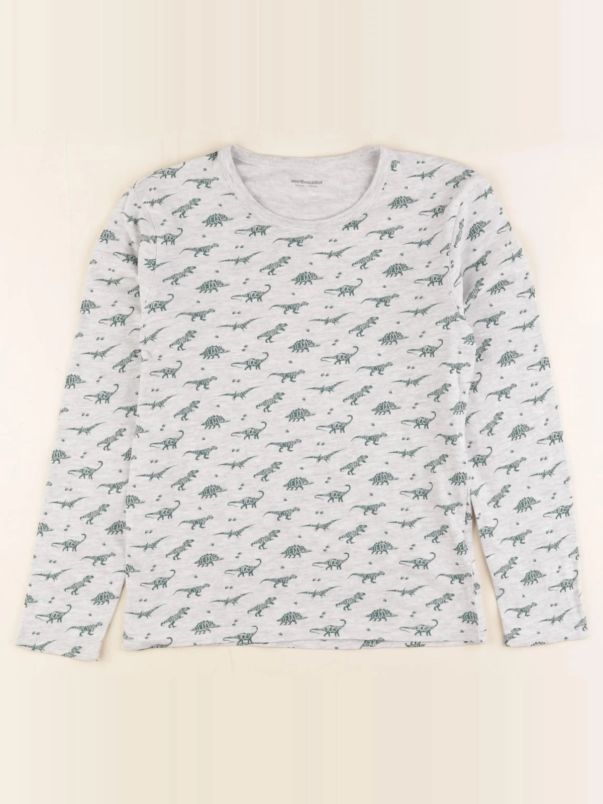 Vertbaudet - maillot de corps gris - 10 ans