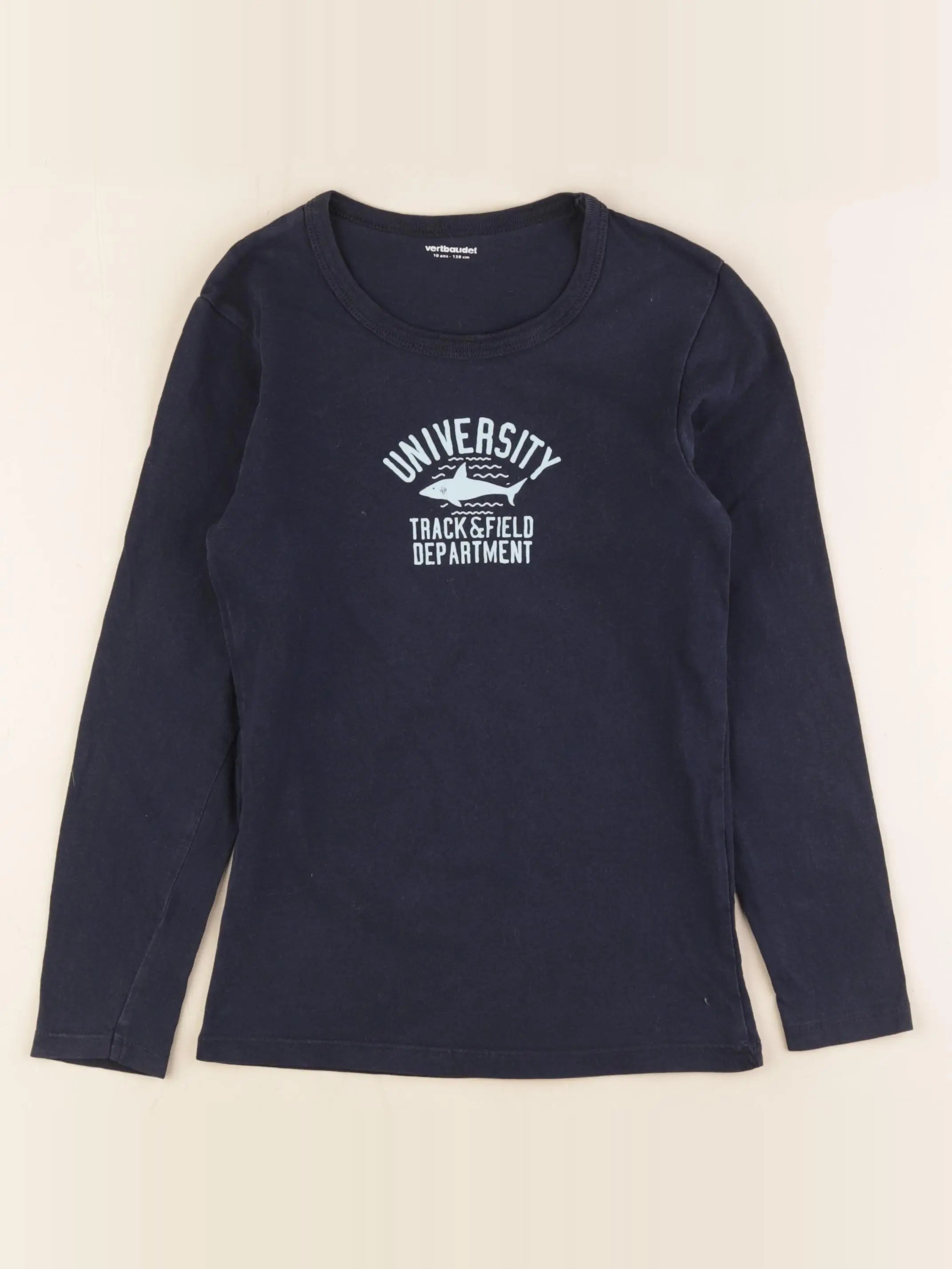 Vertbaudet - maillot de corps bleu - 10 ans