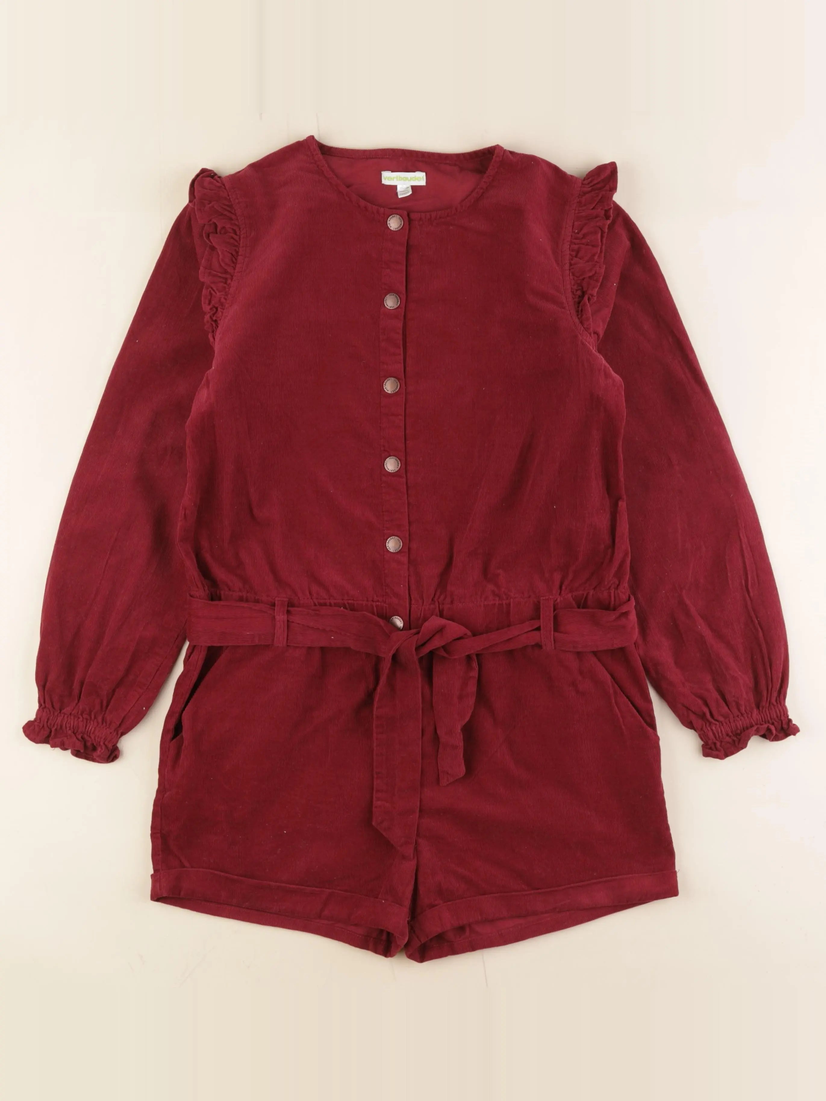 Vertbaudet - combinaison rouge - 12 ans