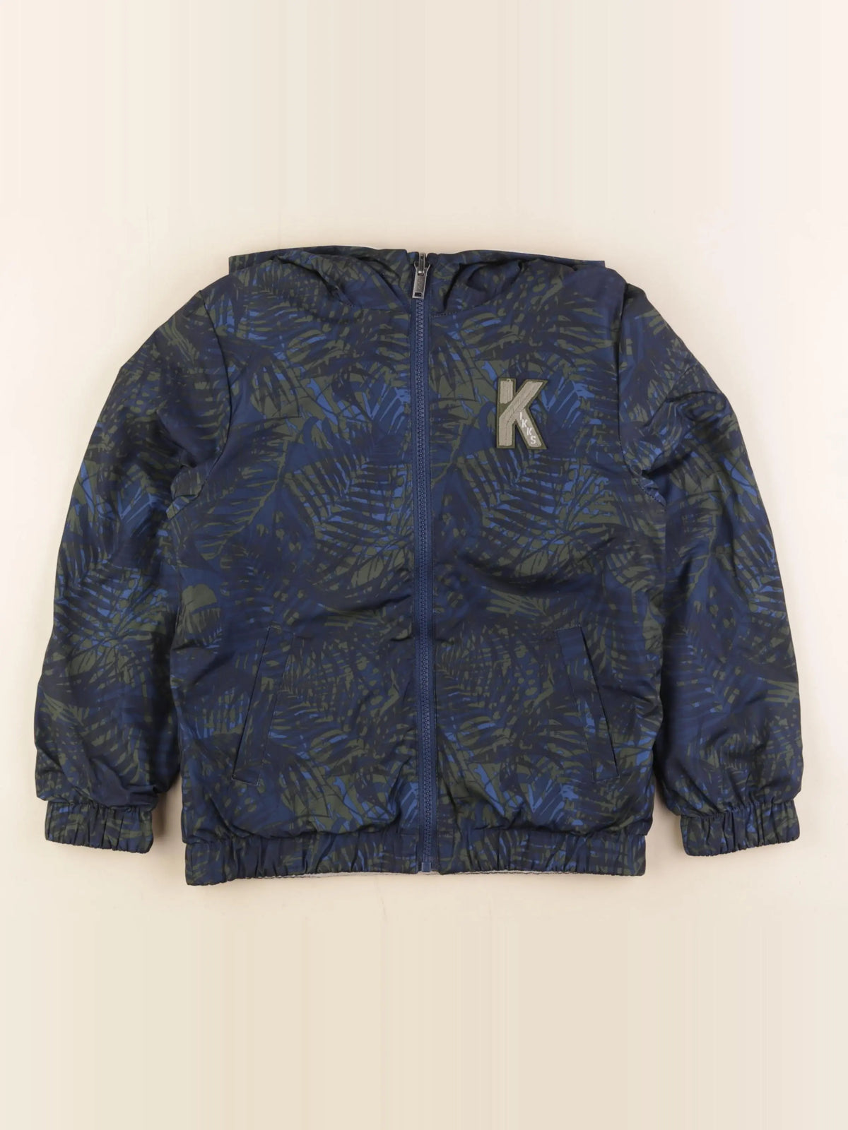 IKKS - imperméable réversible bleu - 8 ans