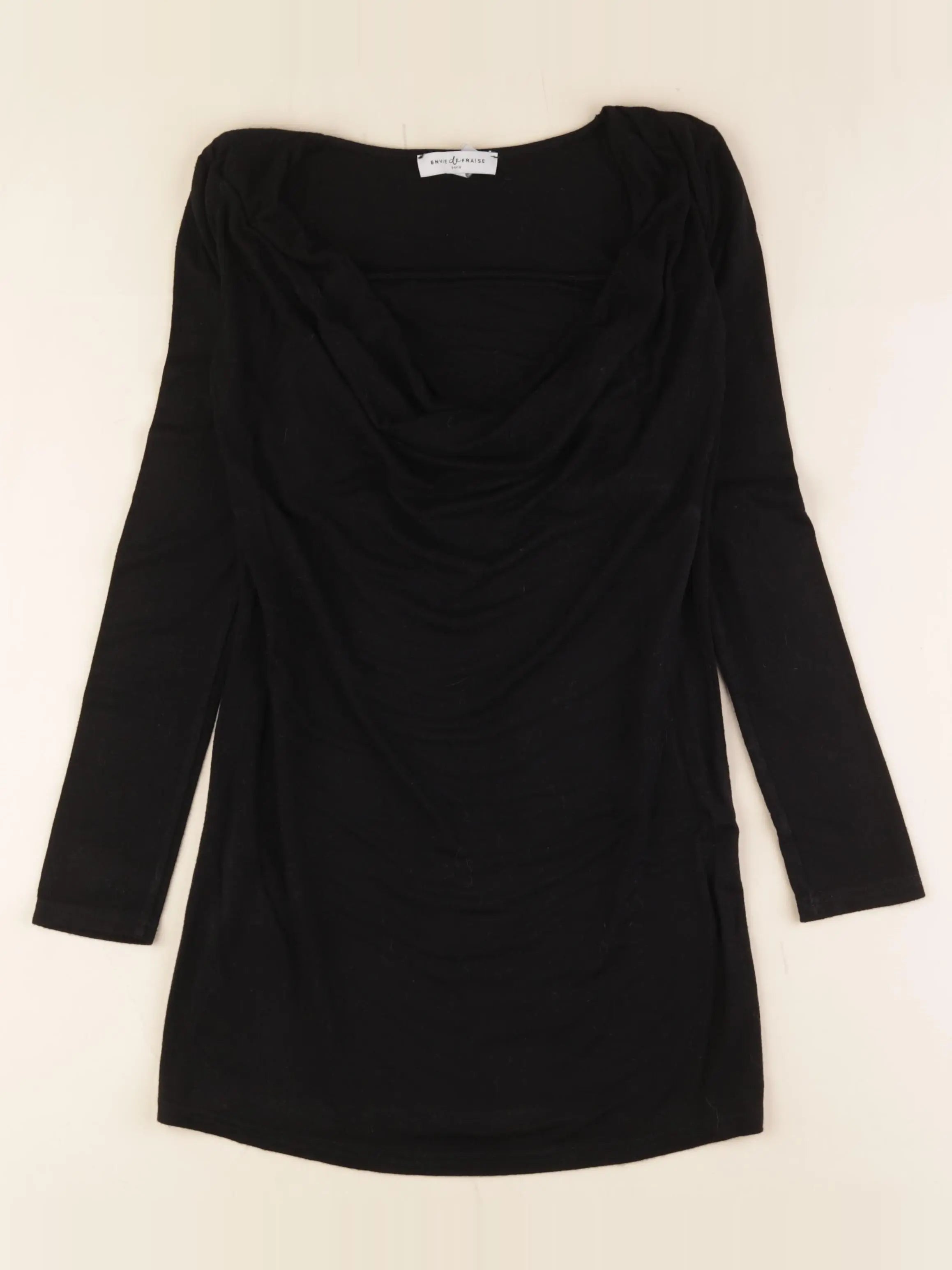 Envie de fraise - tee-shirt grossesse noir - 34 à 36