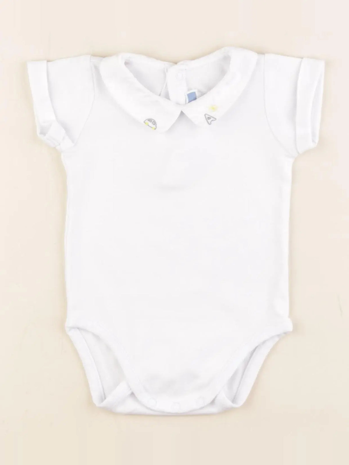 Jacadi - body à col blanc - 12 mois