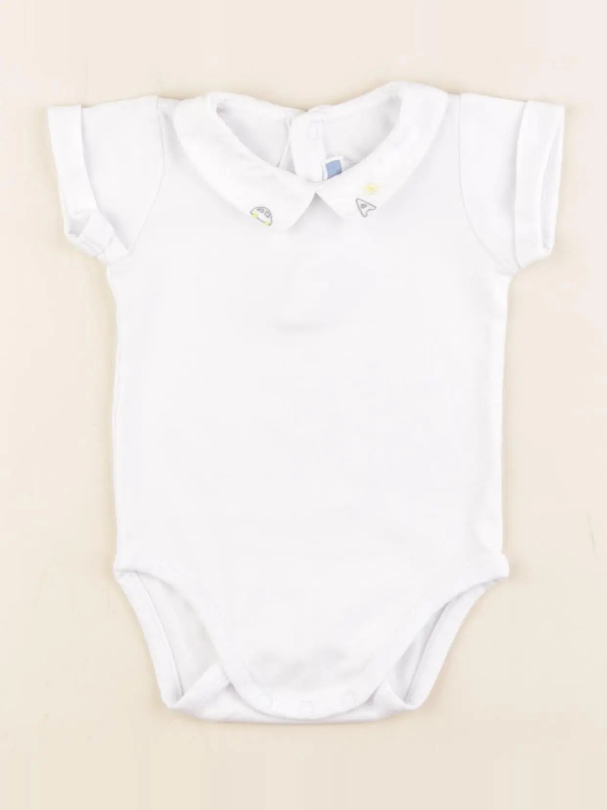 Jacadi - body à col blanc - 12 mois