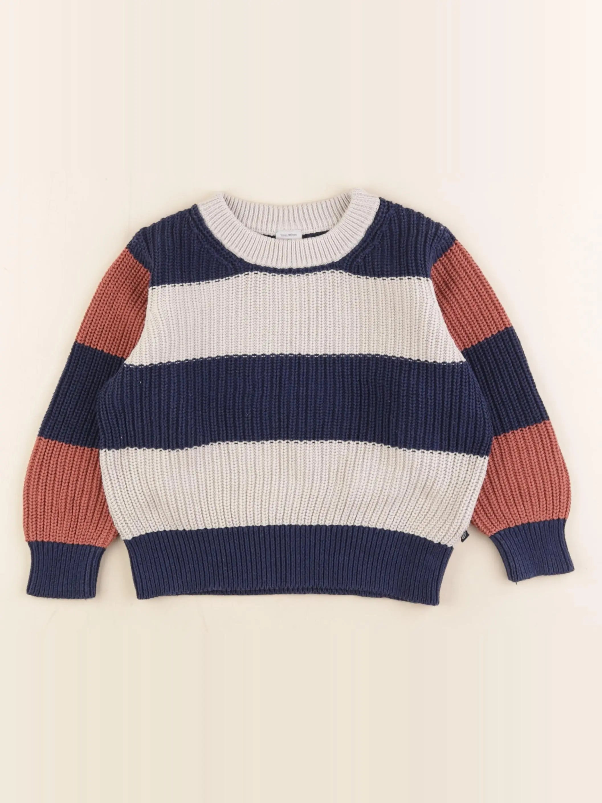 Petit Bateau - pull beige - 5 ans