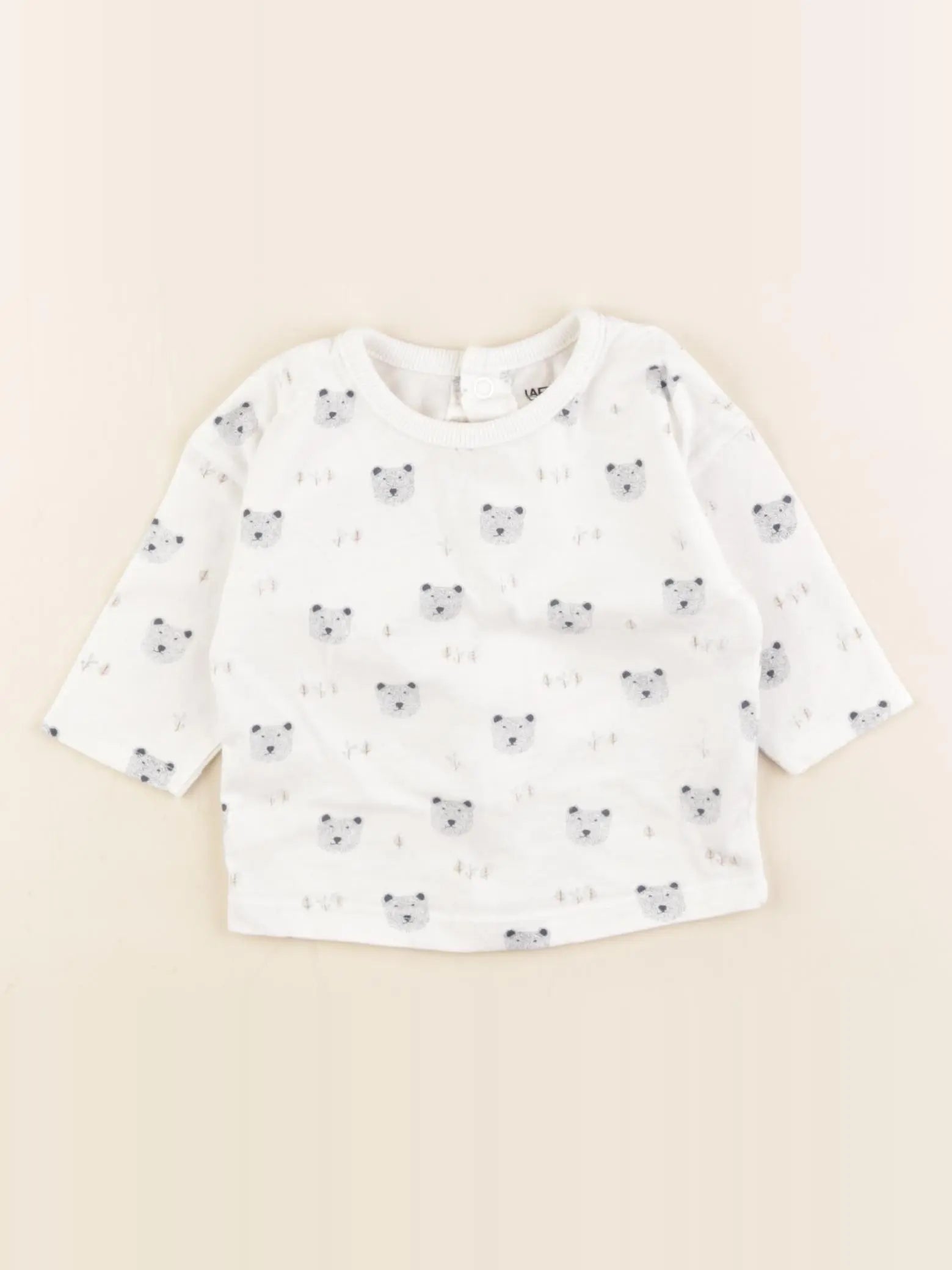 La Redoute - tee-shirt blanc - 1 mois