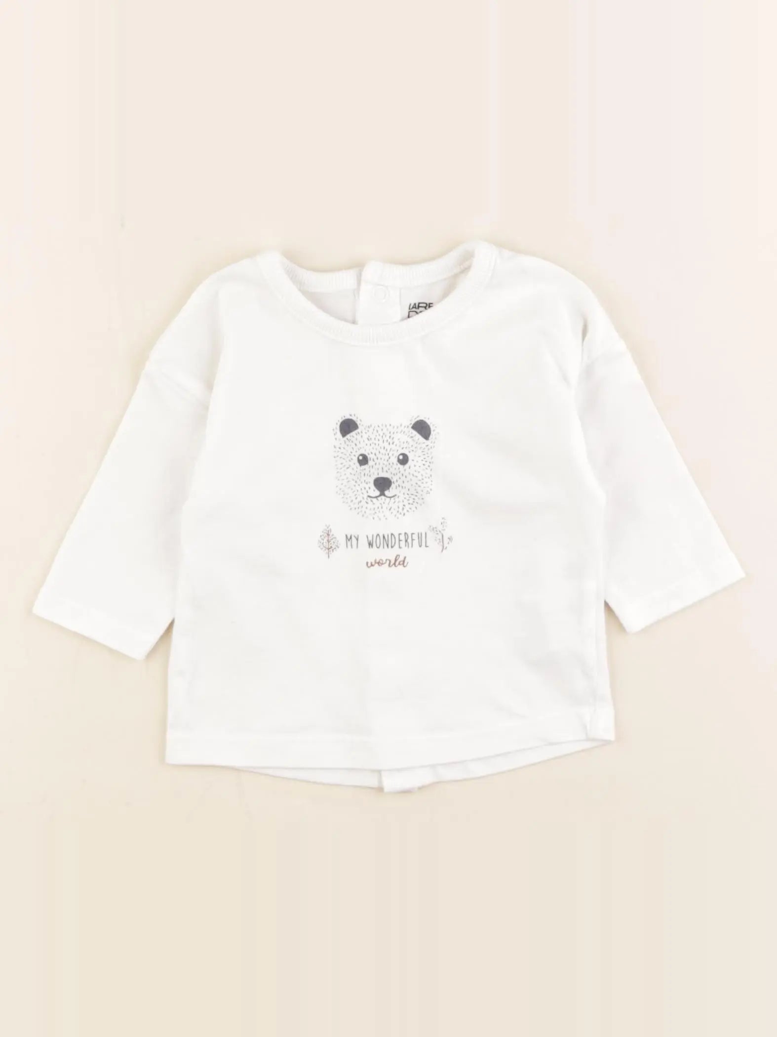 La Redoute - tee-shirt blanc - 1 mois