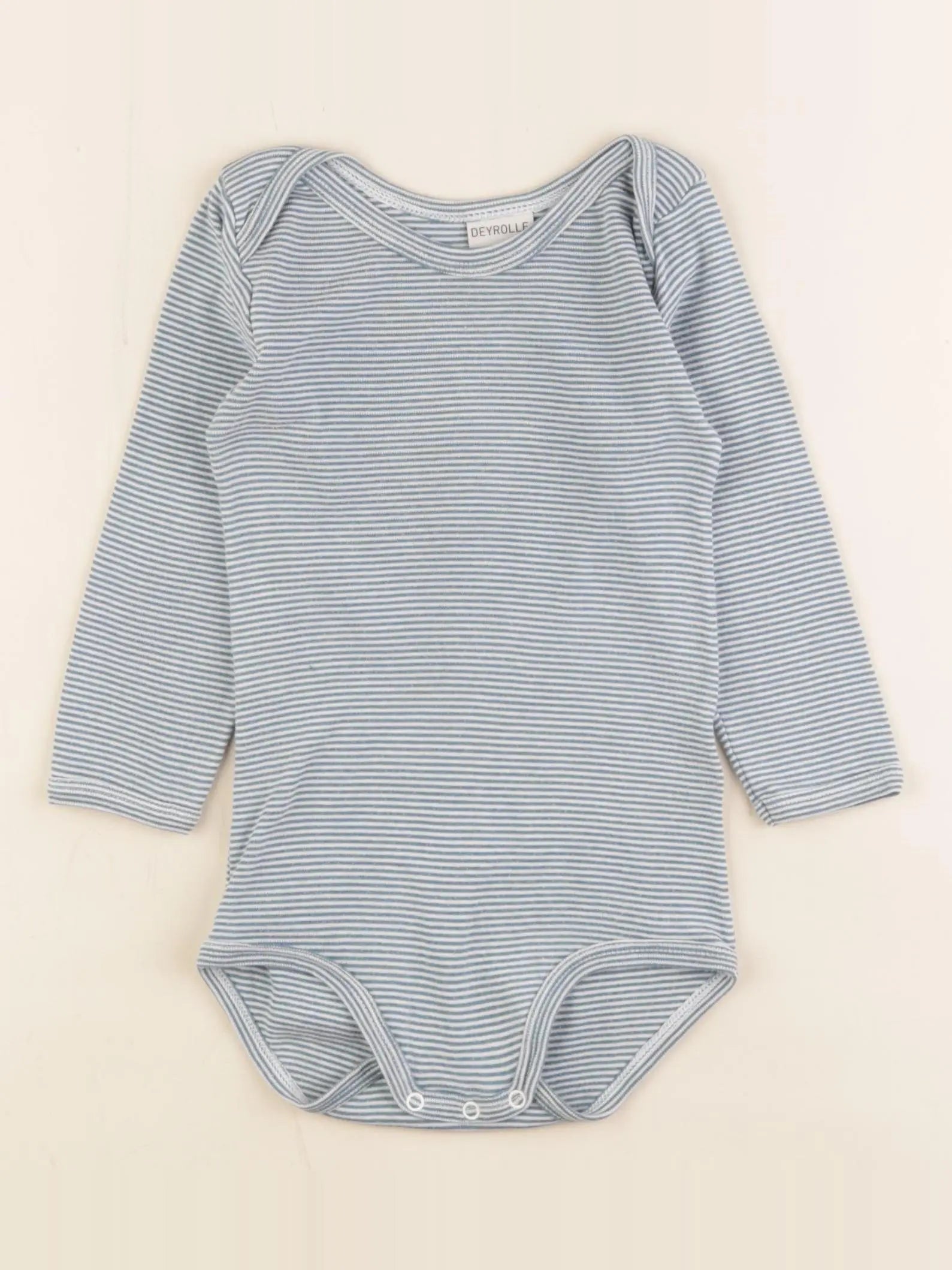 Petit Bateau - body bleu - 18 mois