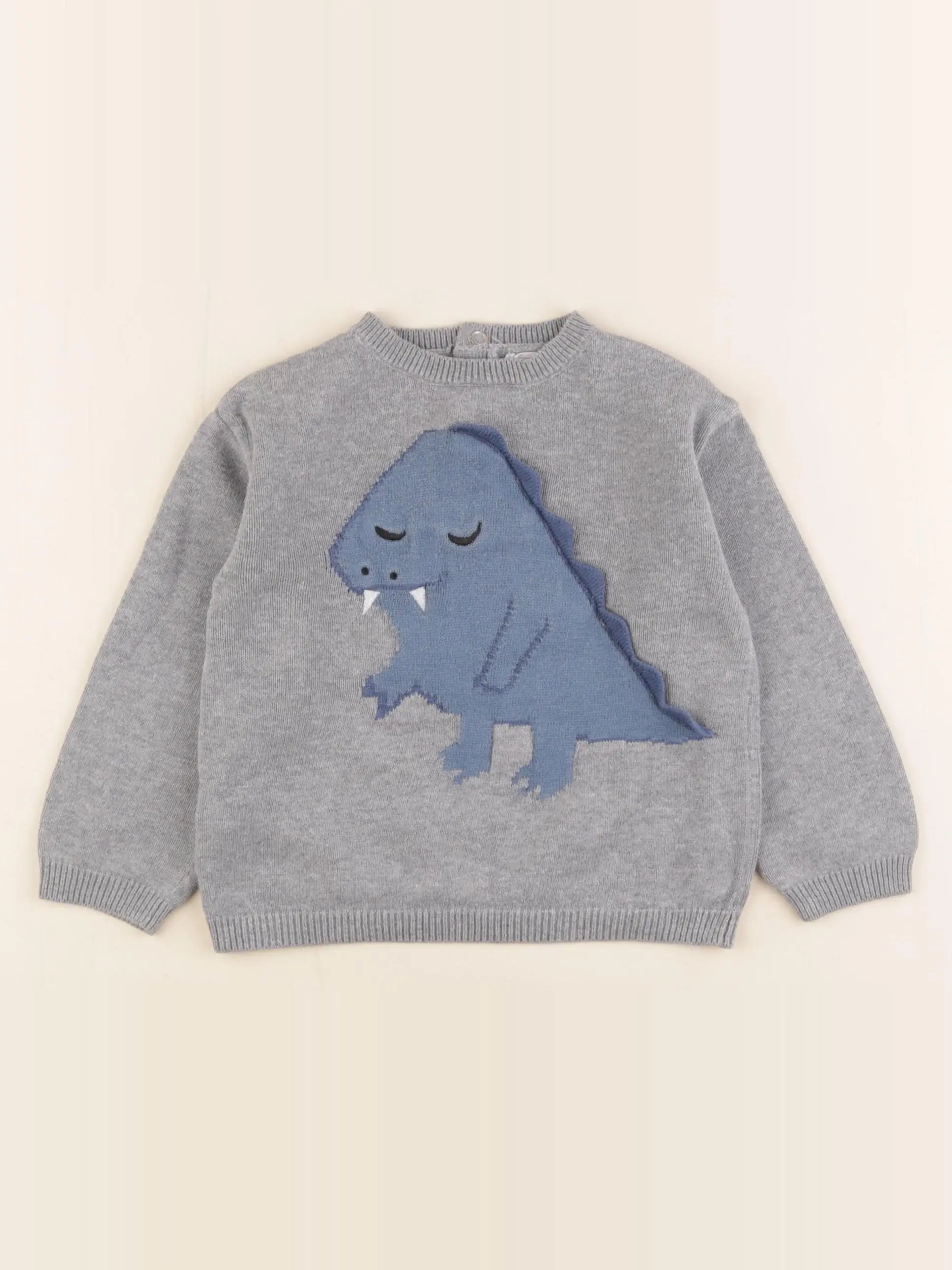 Mango - pull gris - 18/24 mois