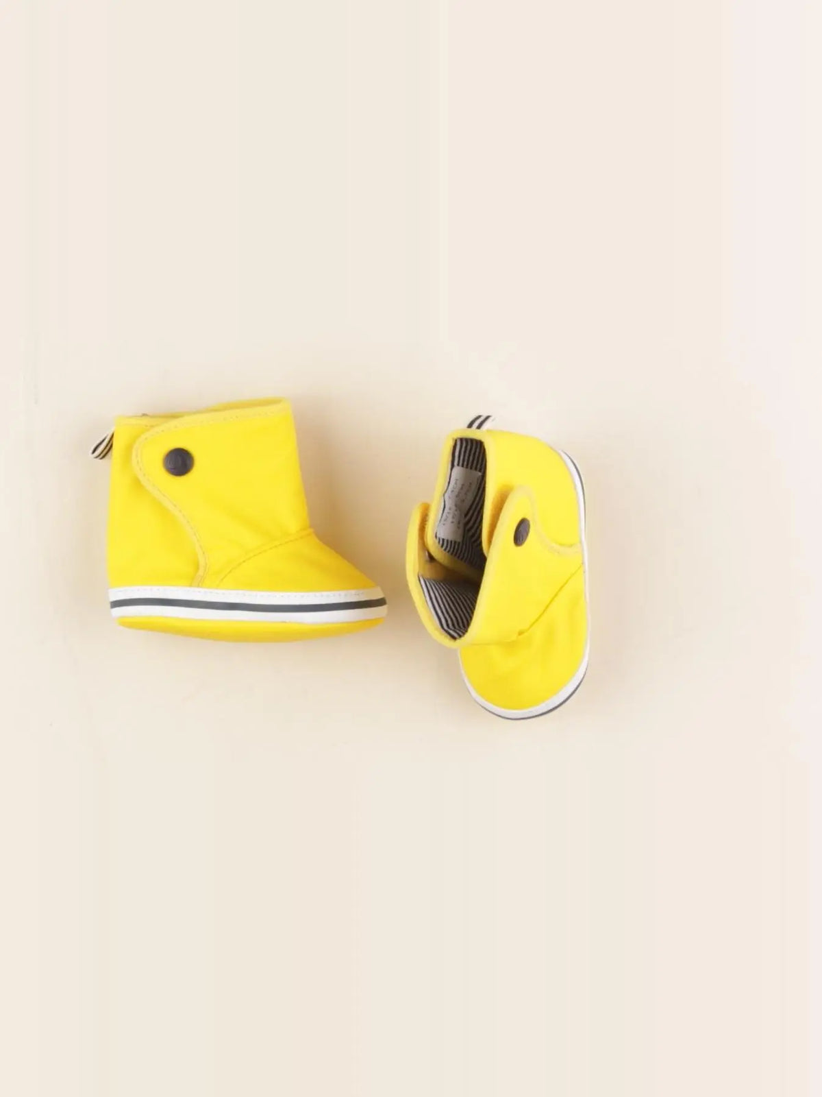Petit Bateau - chaussons jaune - pointure 19/20