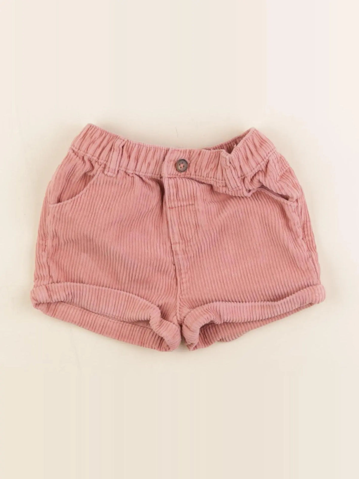 Vertbaudet - short rose - 12 mois