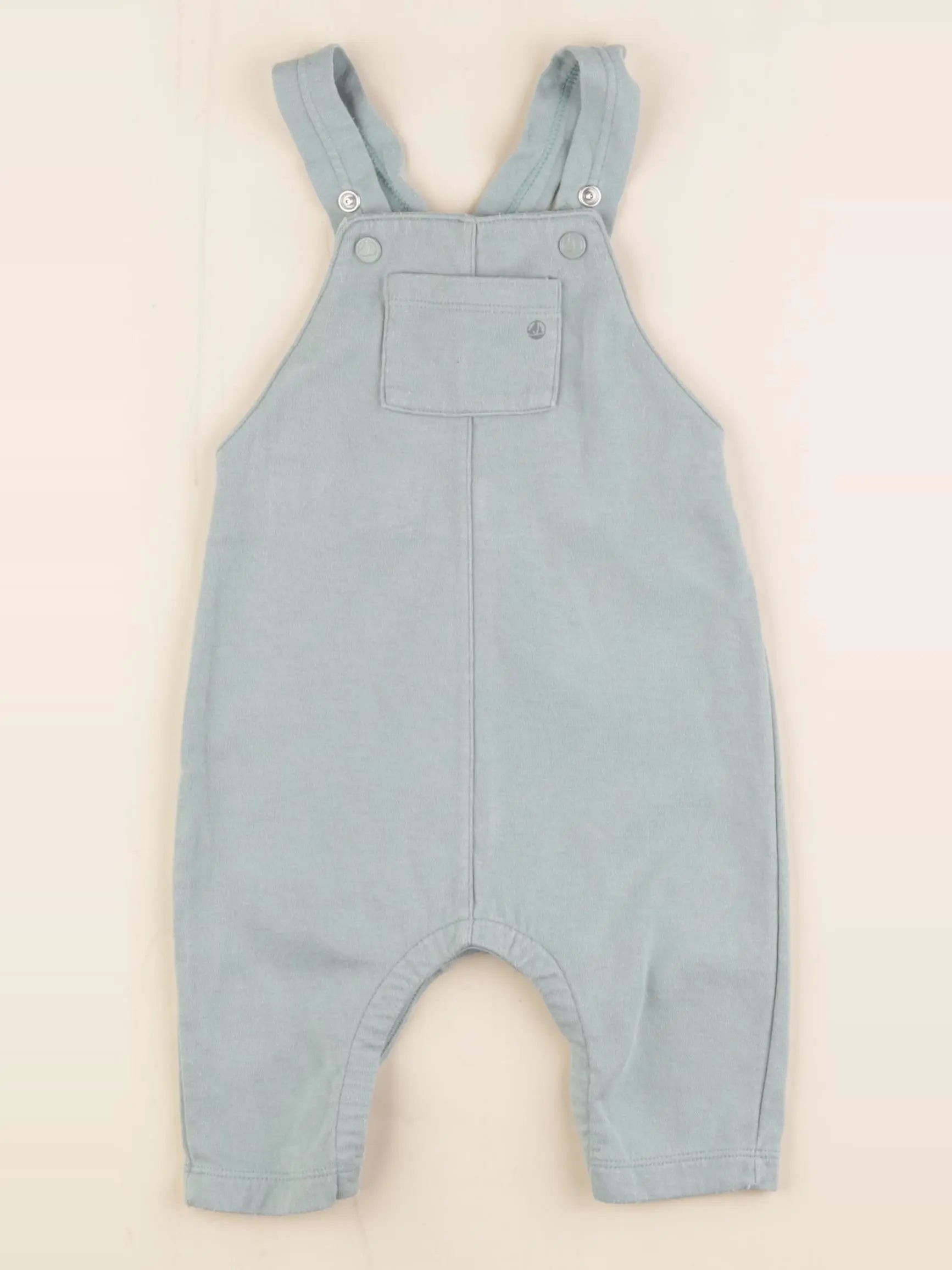 Petit Bateau - salopette bleu - 12 mois