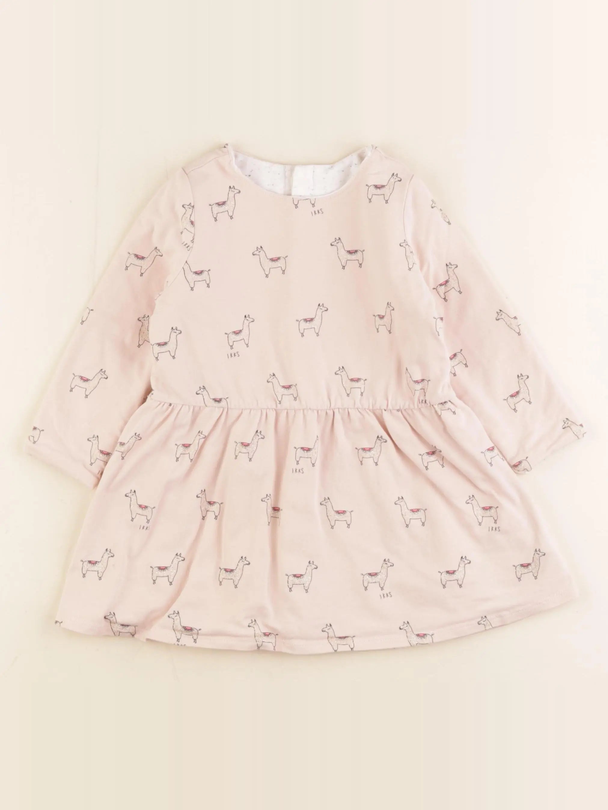 IKKS - robe réversible rose - 18 mois