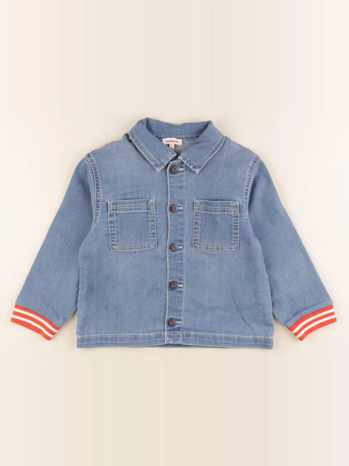 Catimini - veste réversible bleu - 3 ans