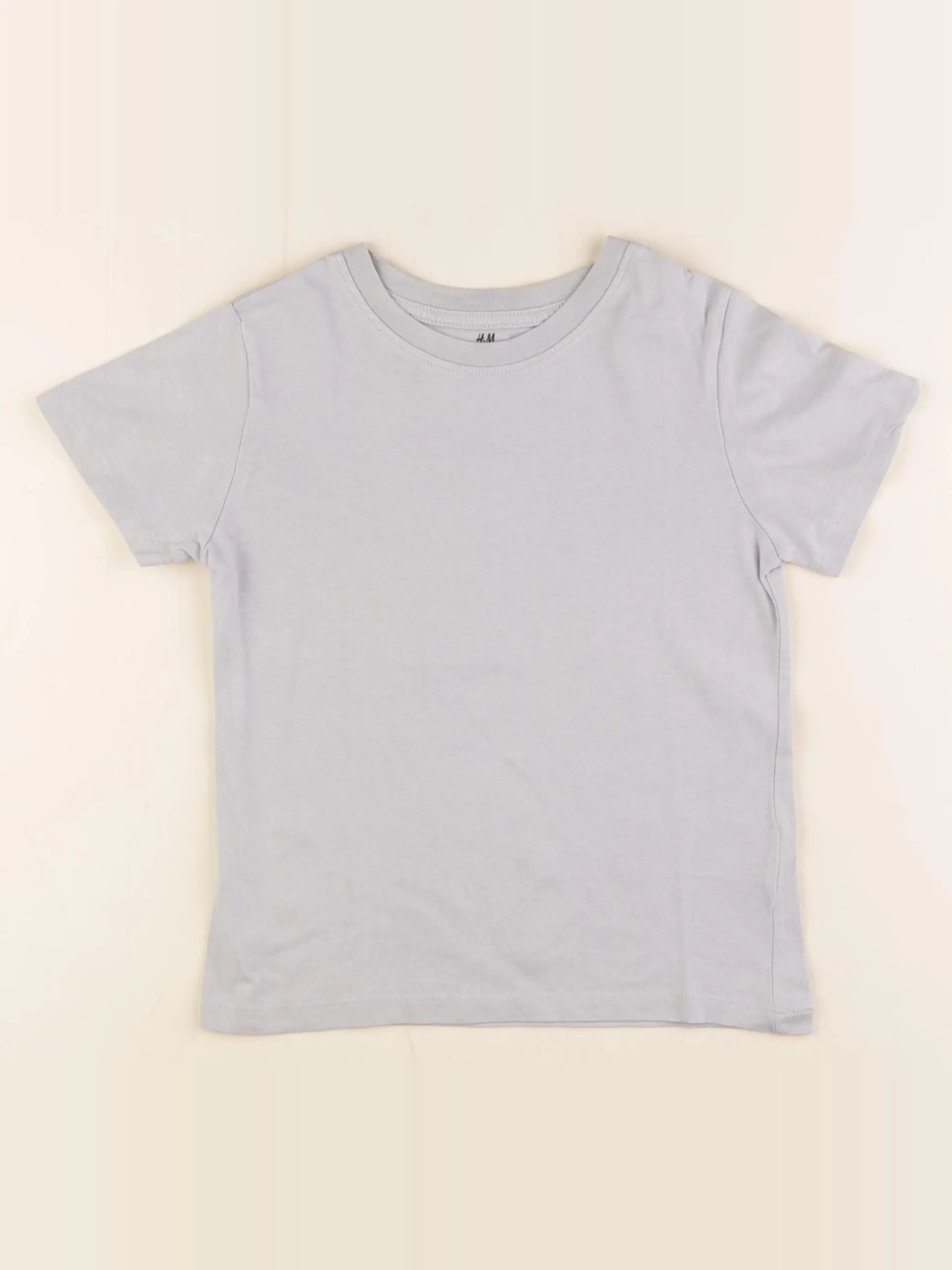 H&M - tee-shirt gris - 4/6 ans