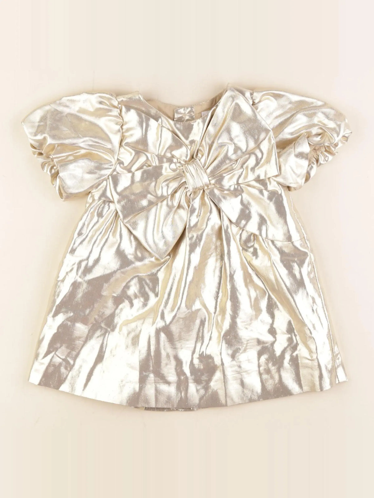 Zara - robe or - 9/12 mois