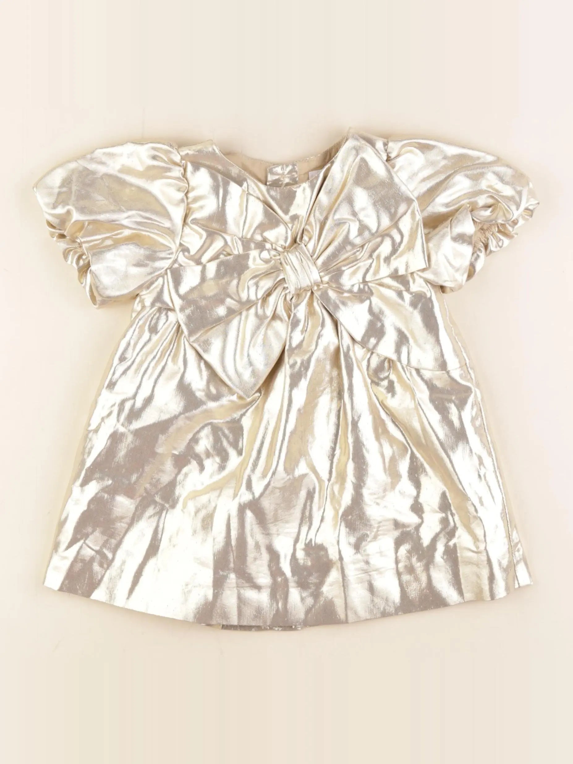 Zara - robe or - 9/12 mois