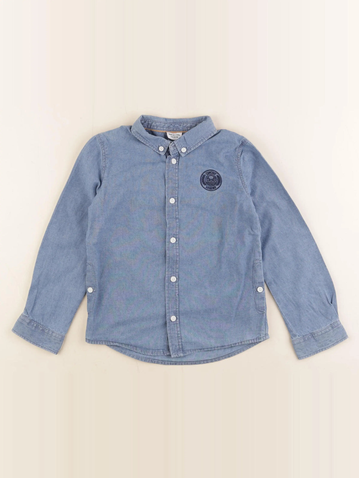 Tape à l'oeil - chemise bleu - 5 ans