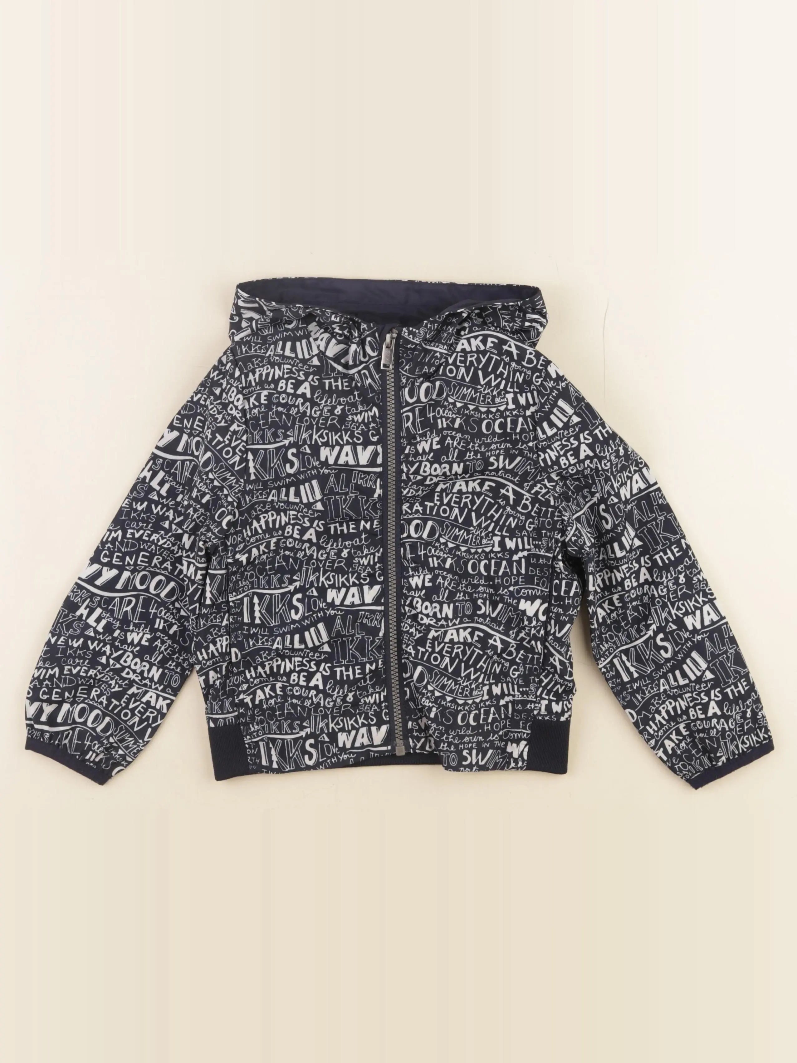 IKKS - coupe-vent bleu - 3 ans