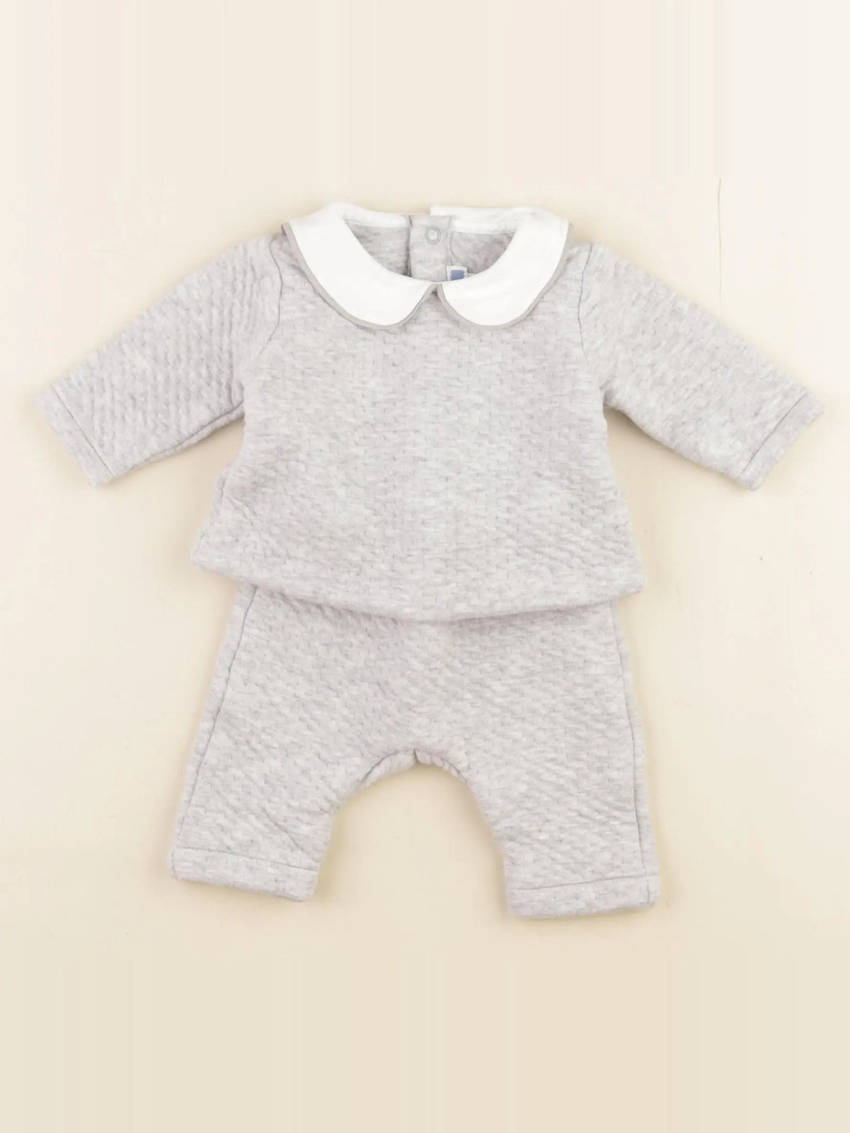 Jacadi - ensemble gris - 1 mois