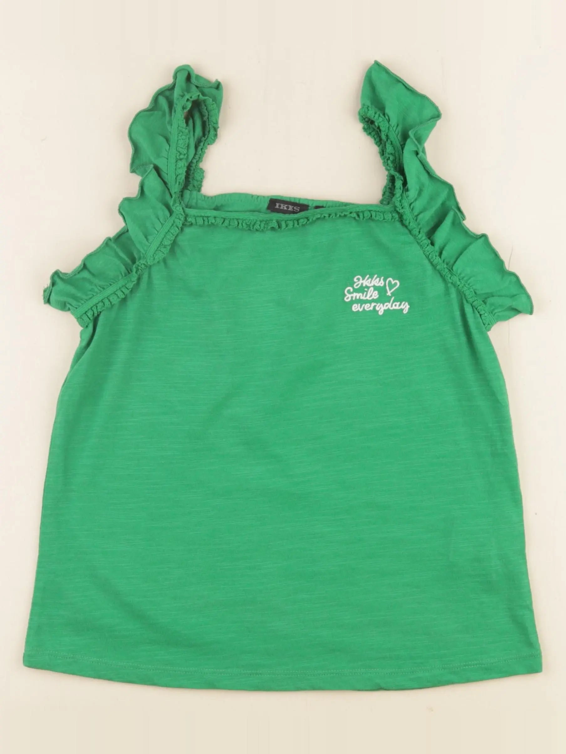 IKKS - débardeur vert - 10 ans