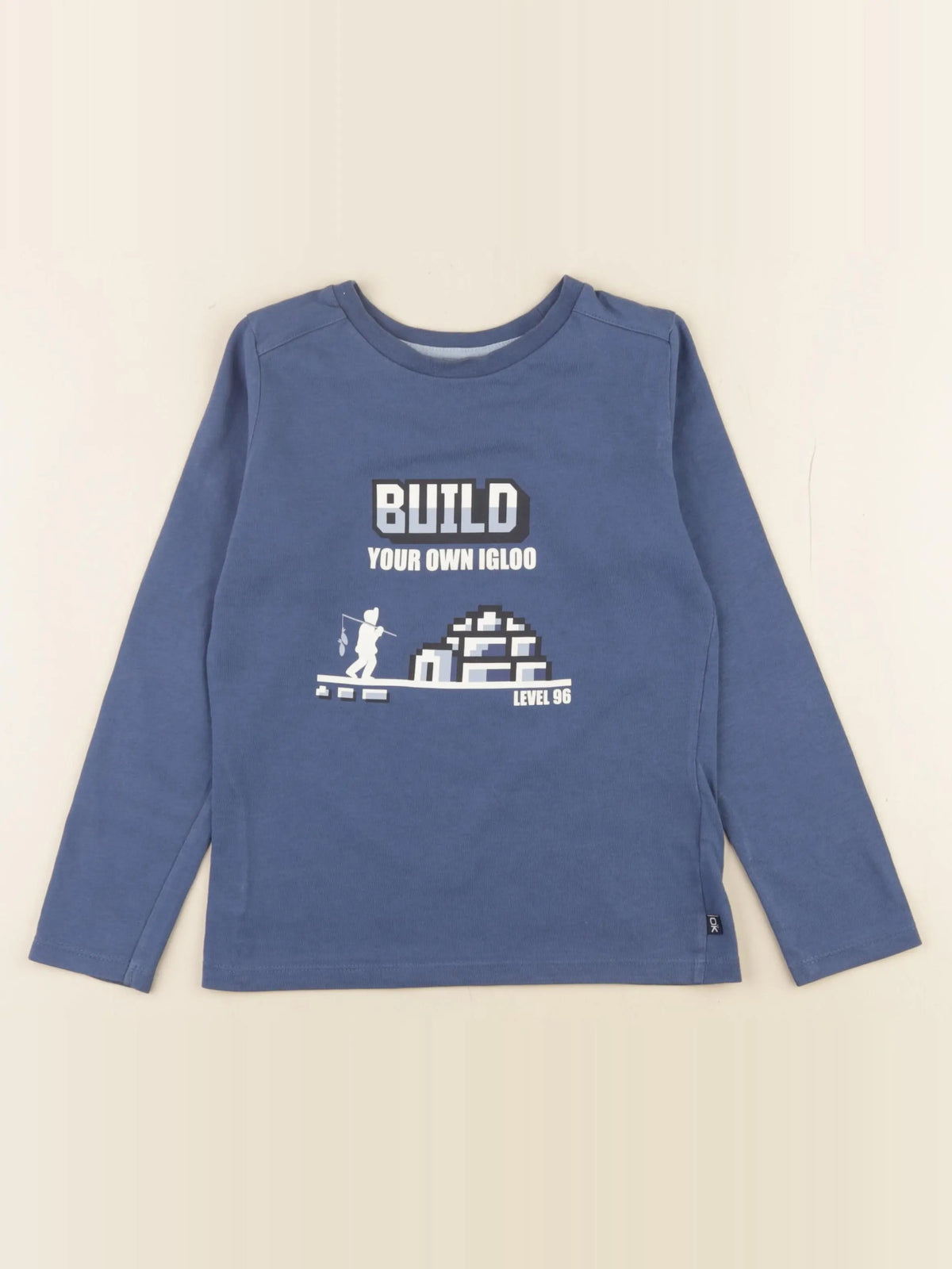 Okaidi - tee-shirt bleu - 6 ans