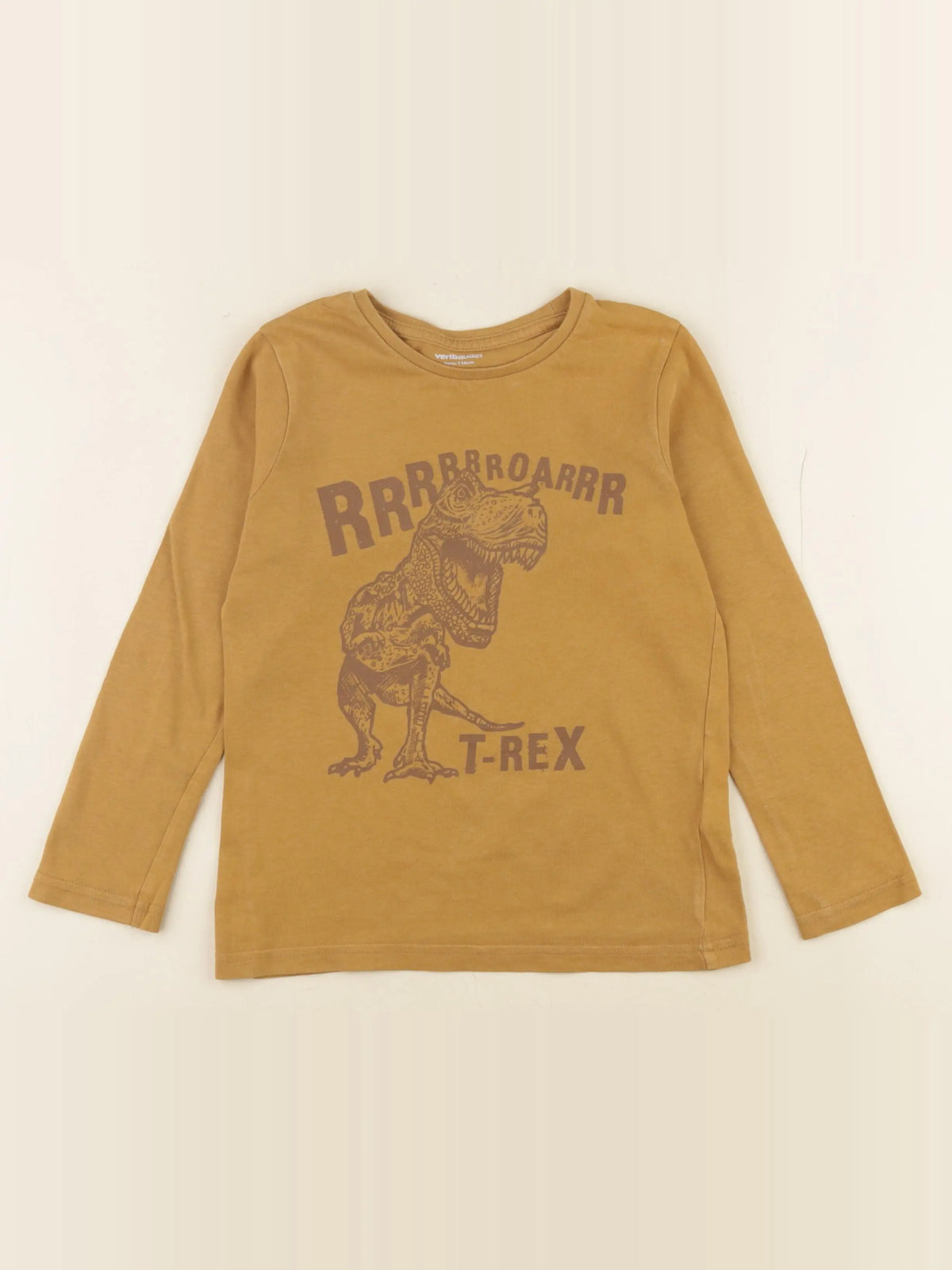 Vertbaudet - tee-shirt jaune - 6 ans