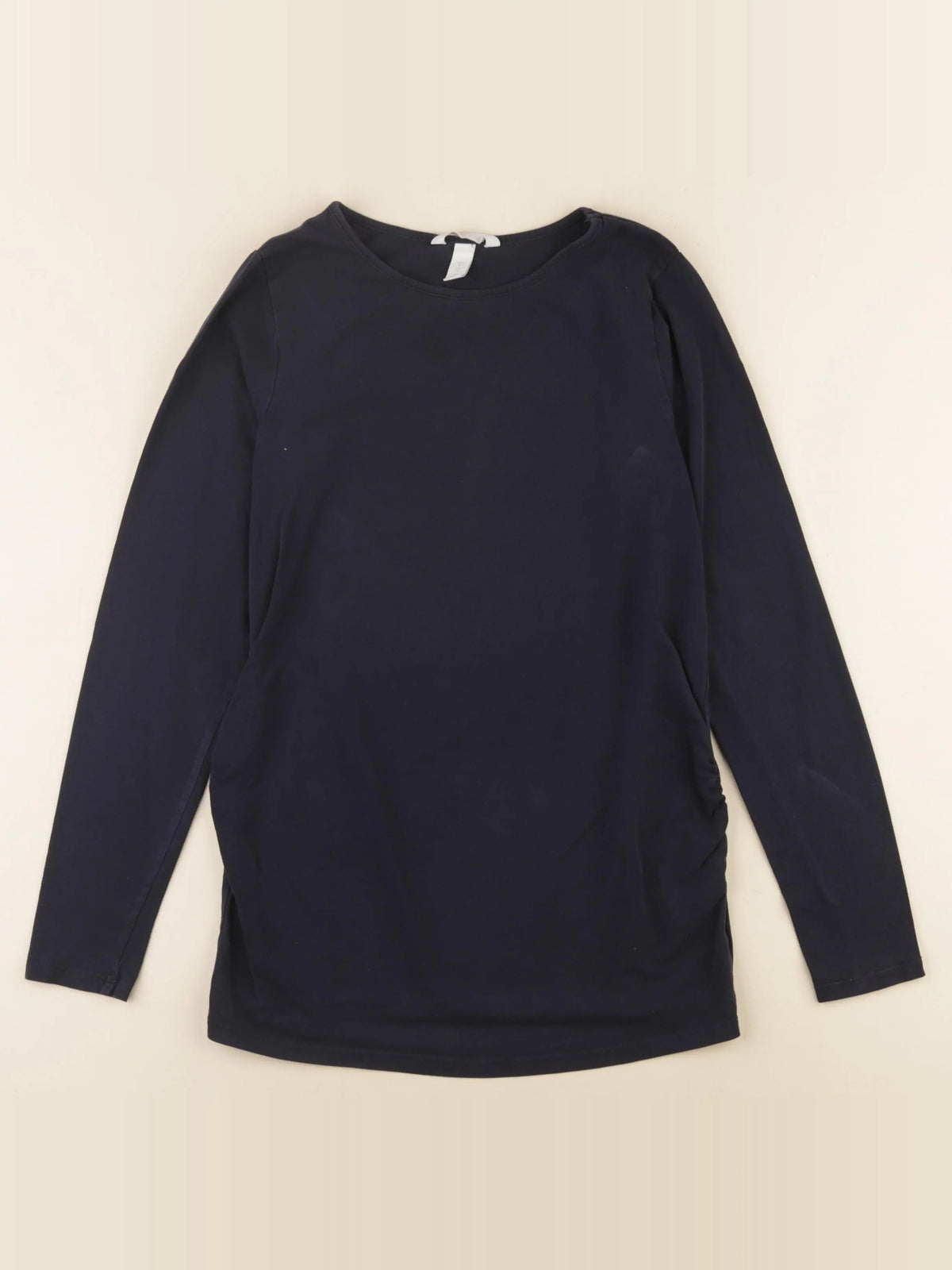 H&M - tee-shirt grossesse bleu - s