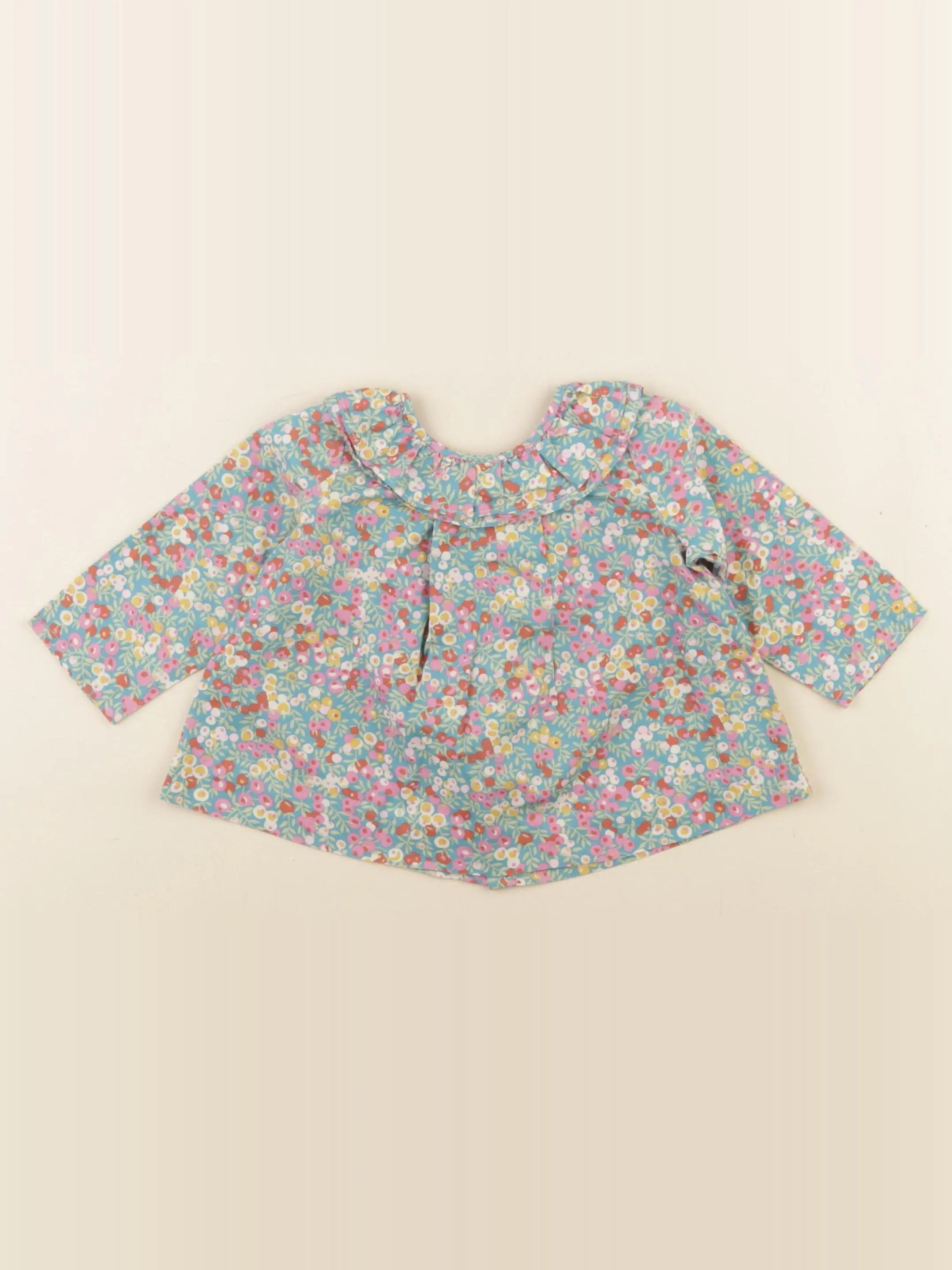 Jacadi - blouse liberty multicolore - 6 mois