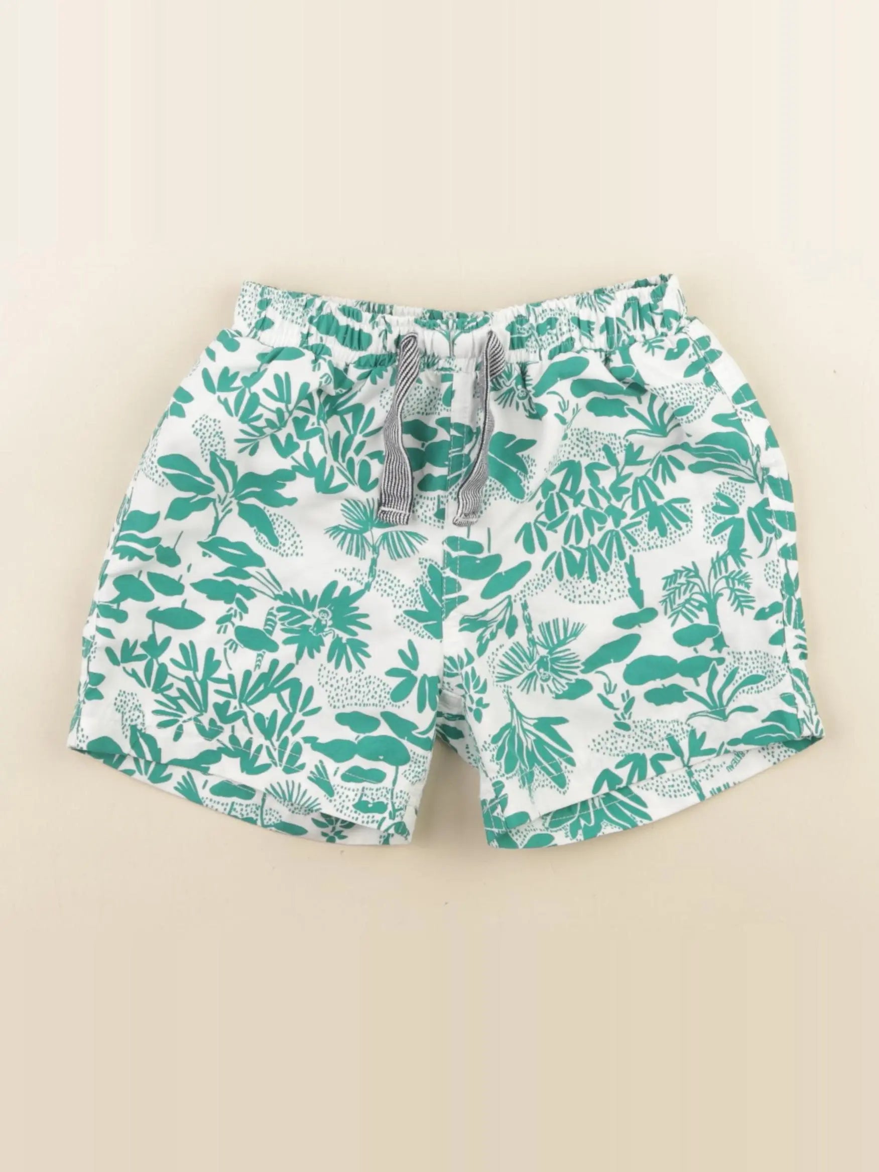 Petit Bateau - maillot de bain blanc, vert - 36 mois