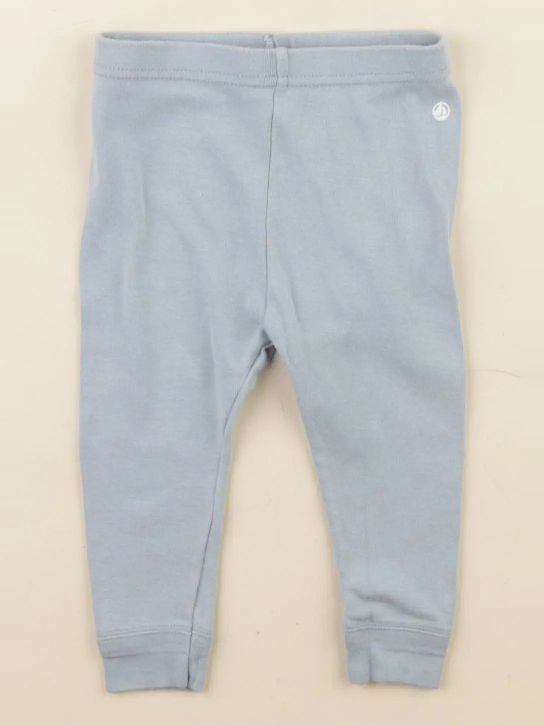 Petit Bateau - legging bleu - 6 mois