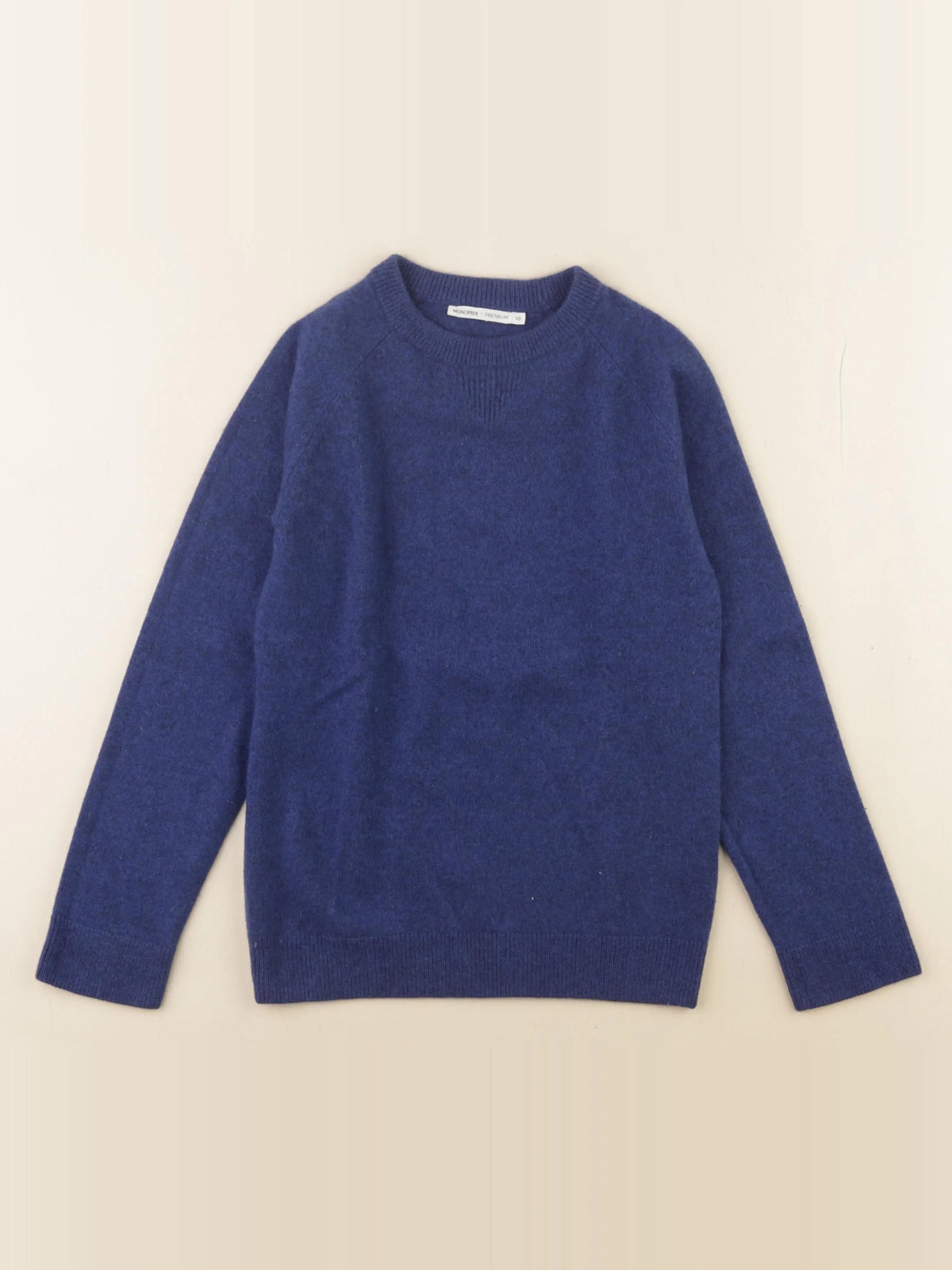 Monoprix - pull bleu - 10 ans