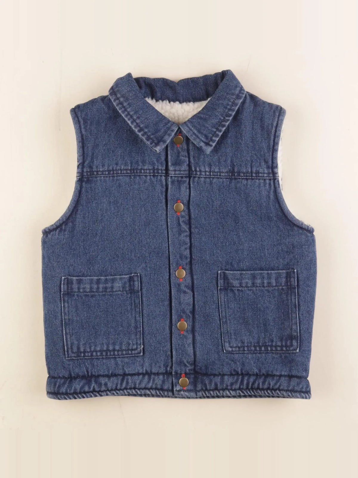 Boutchou - veste doublé bleu - 24 mois
