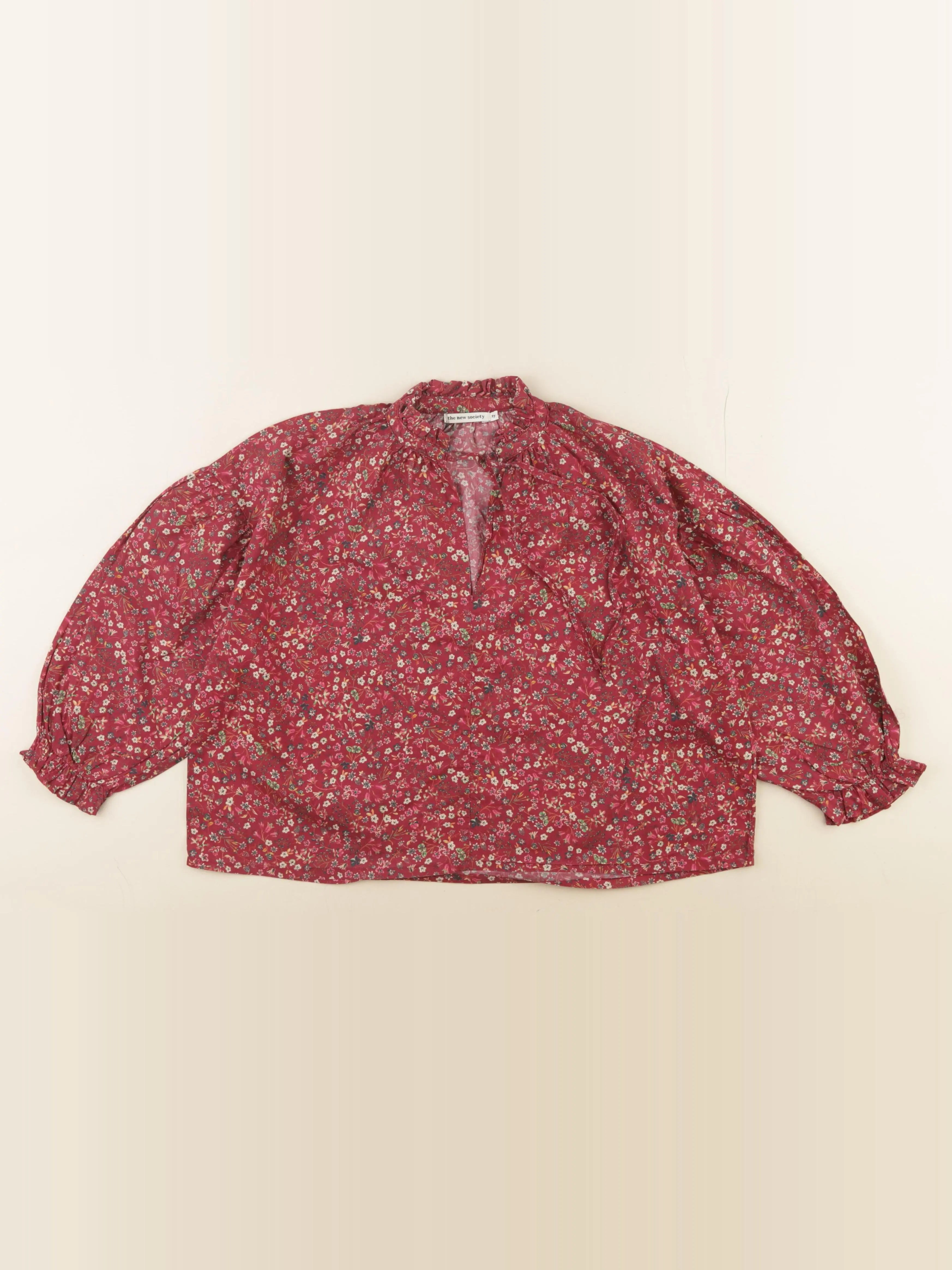 The new society - blouse rouge - 8 ans