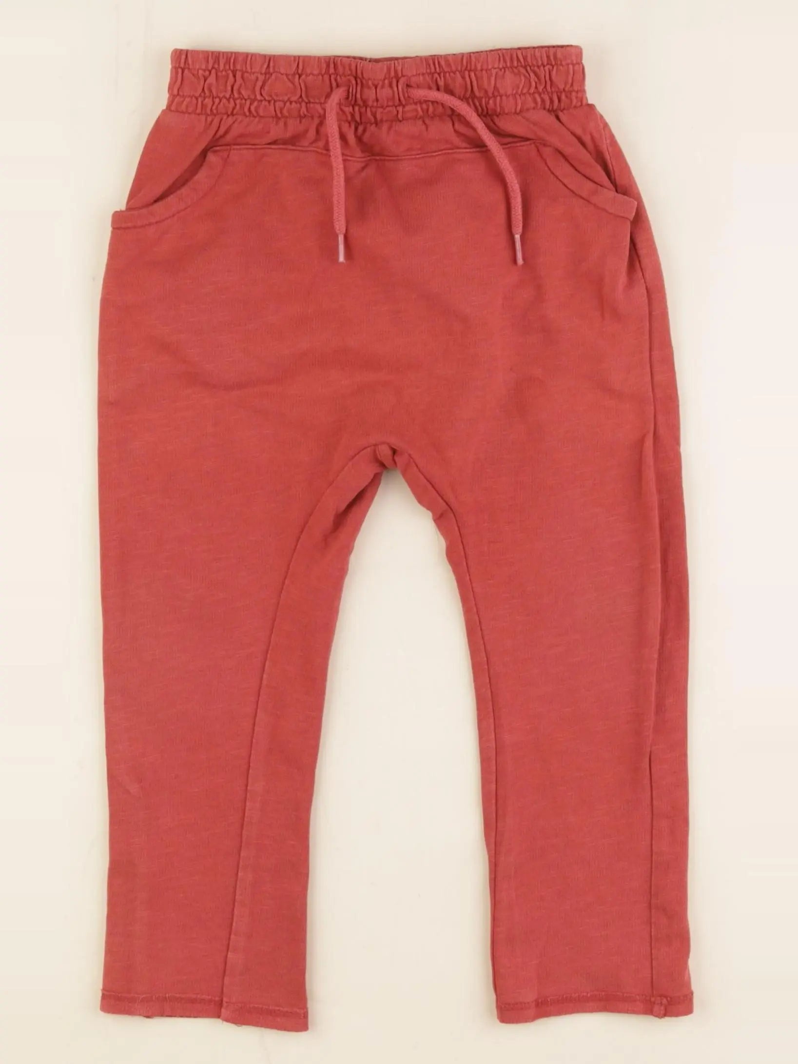 Vertbaudet - pantalon rouge - 24 mois
