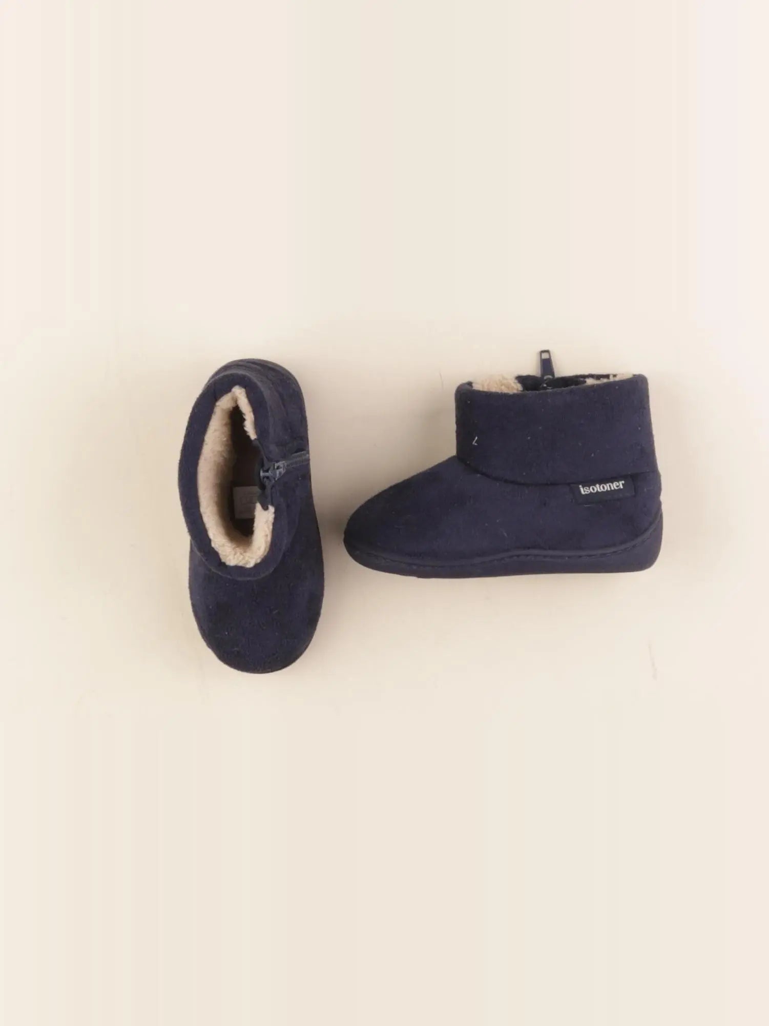 Isotoner - chaussons bleu - pointure 23