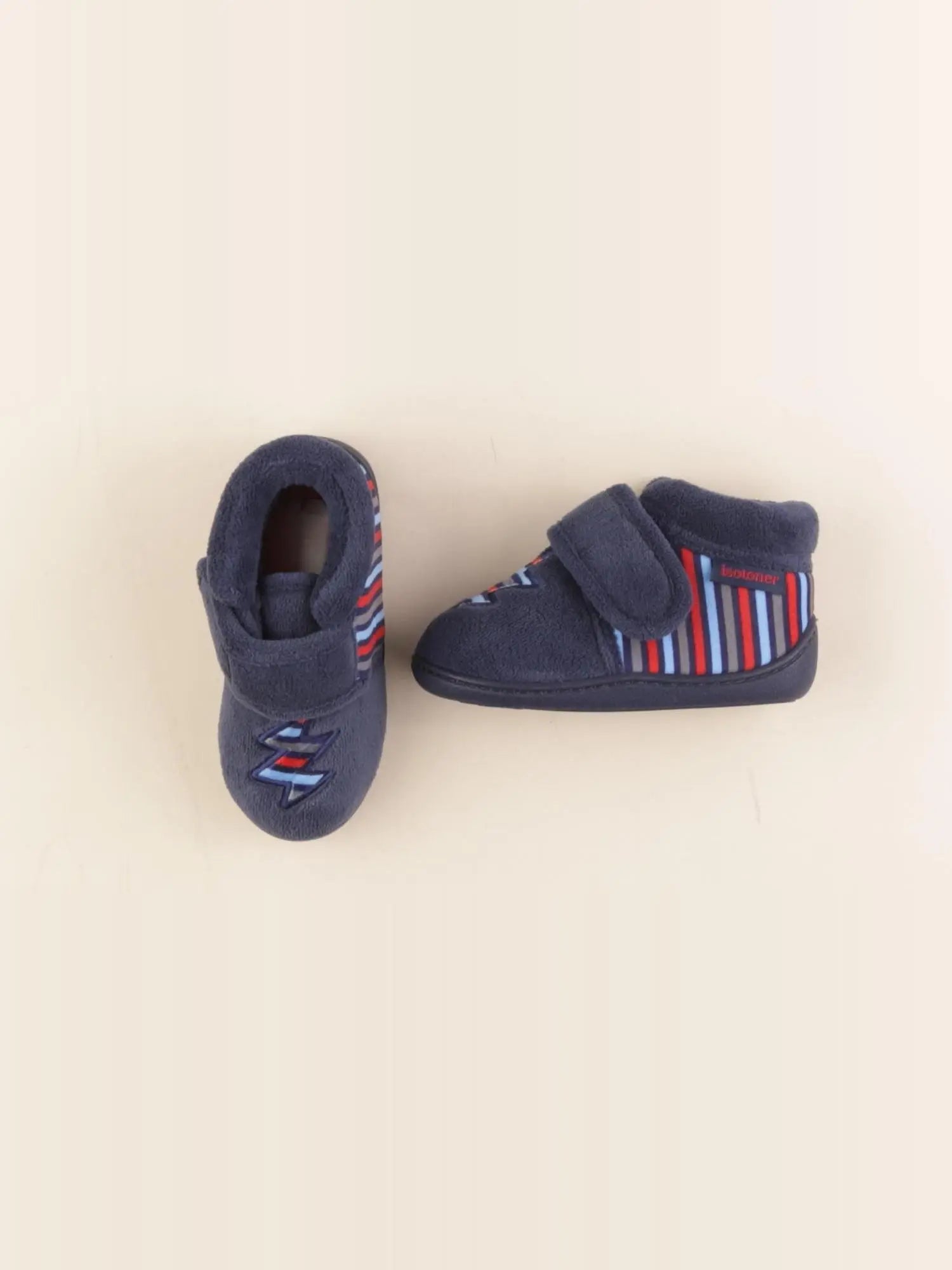 Isotoner - chaussons bleu - pointure 24