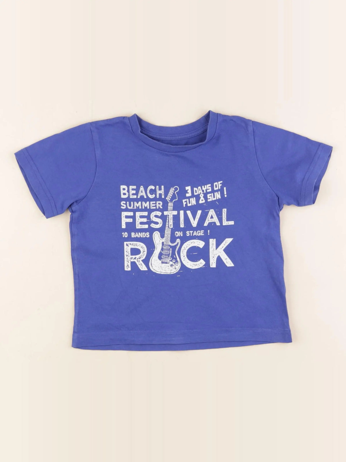 Vertbaudet - tee-shirt bleu - 3 ans