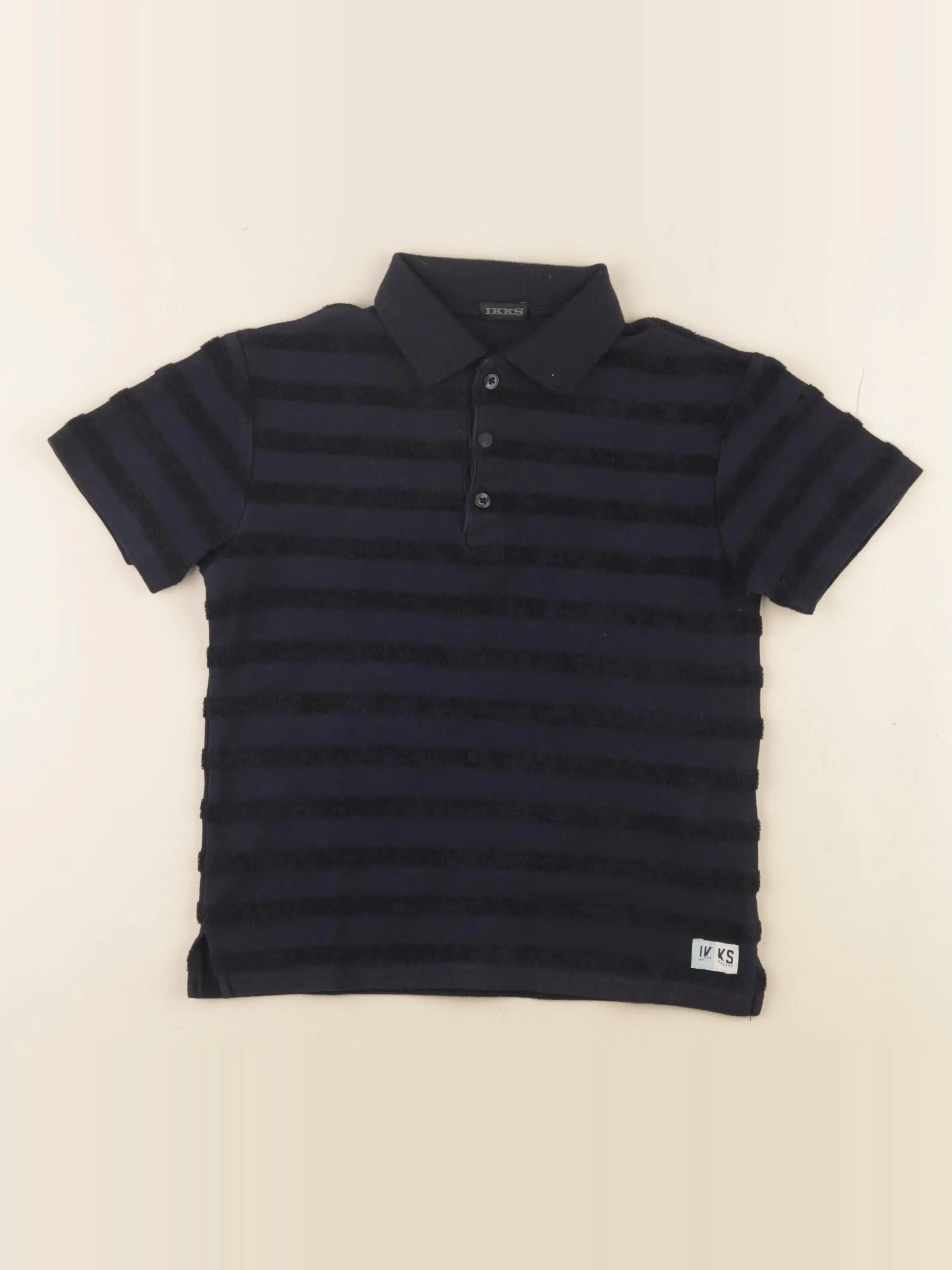 IKKS - polo bleu - 6 ans
