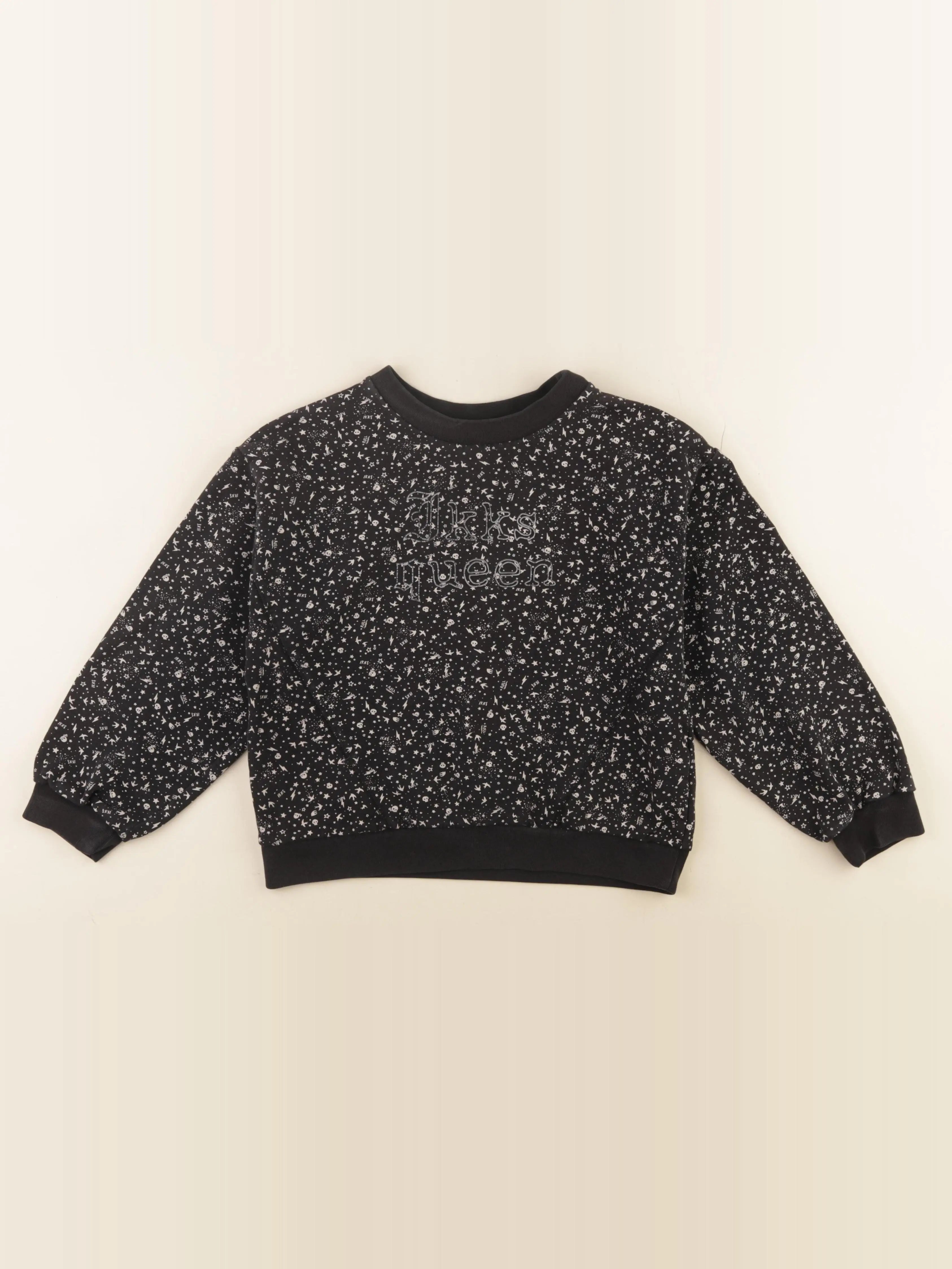 IKKS - sweat noir - 10 ans