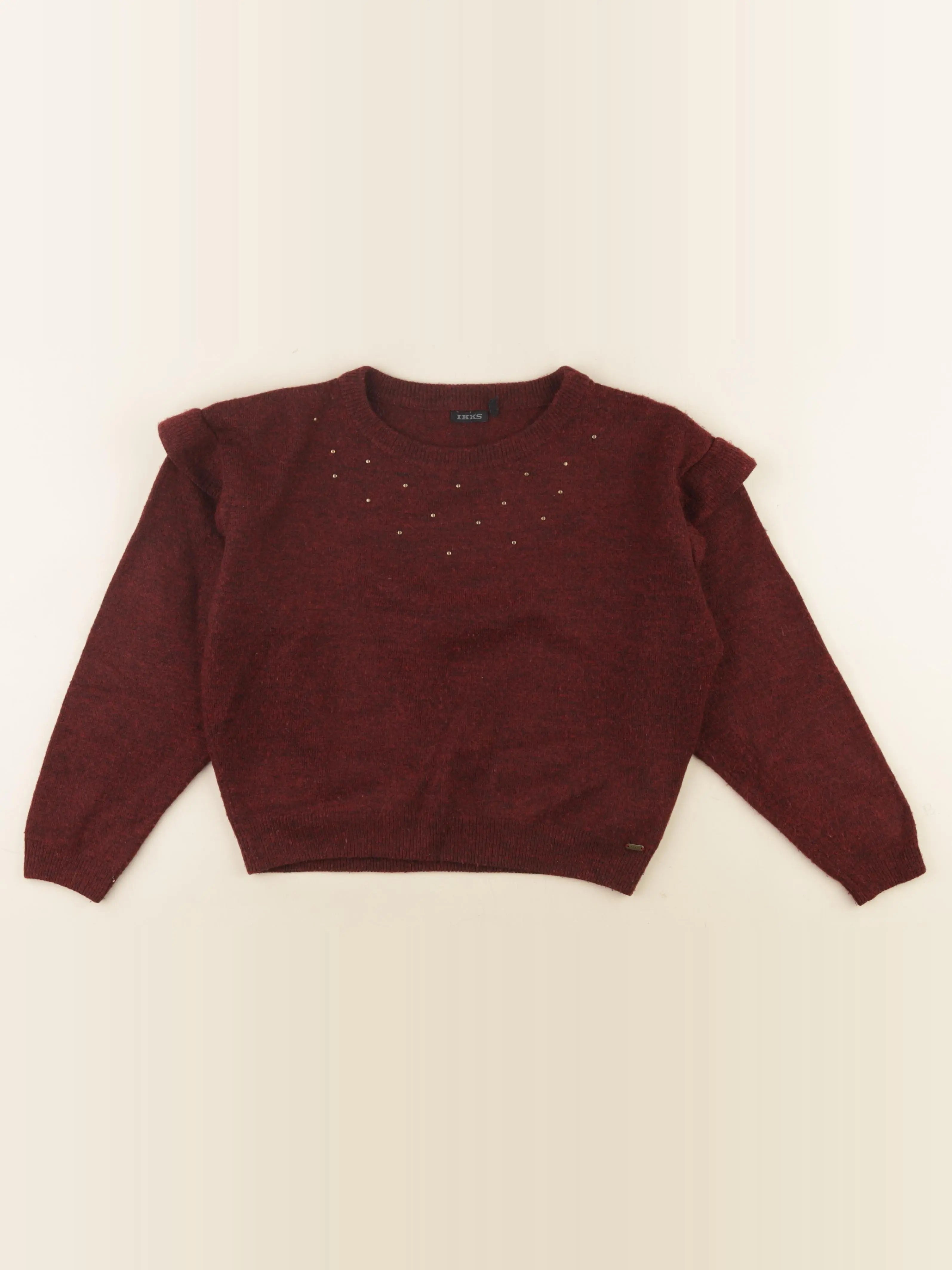 IKKS - pull rouge - 10 ans