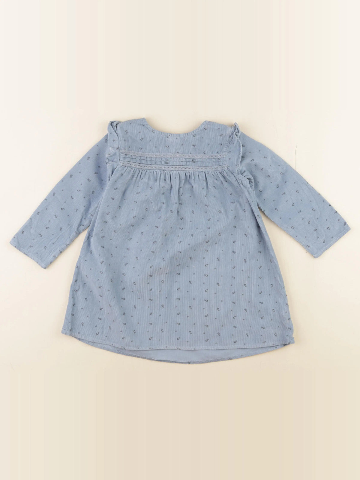 Little Cigogne - robe bleu - 3 ans