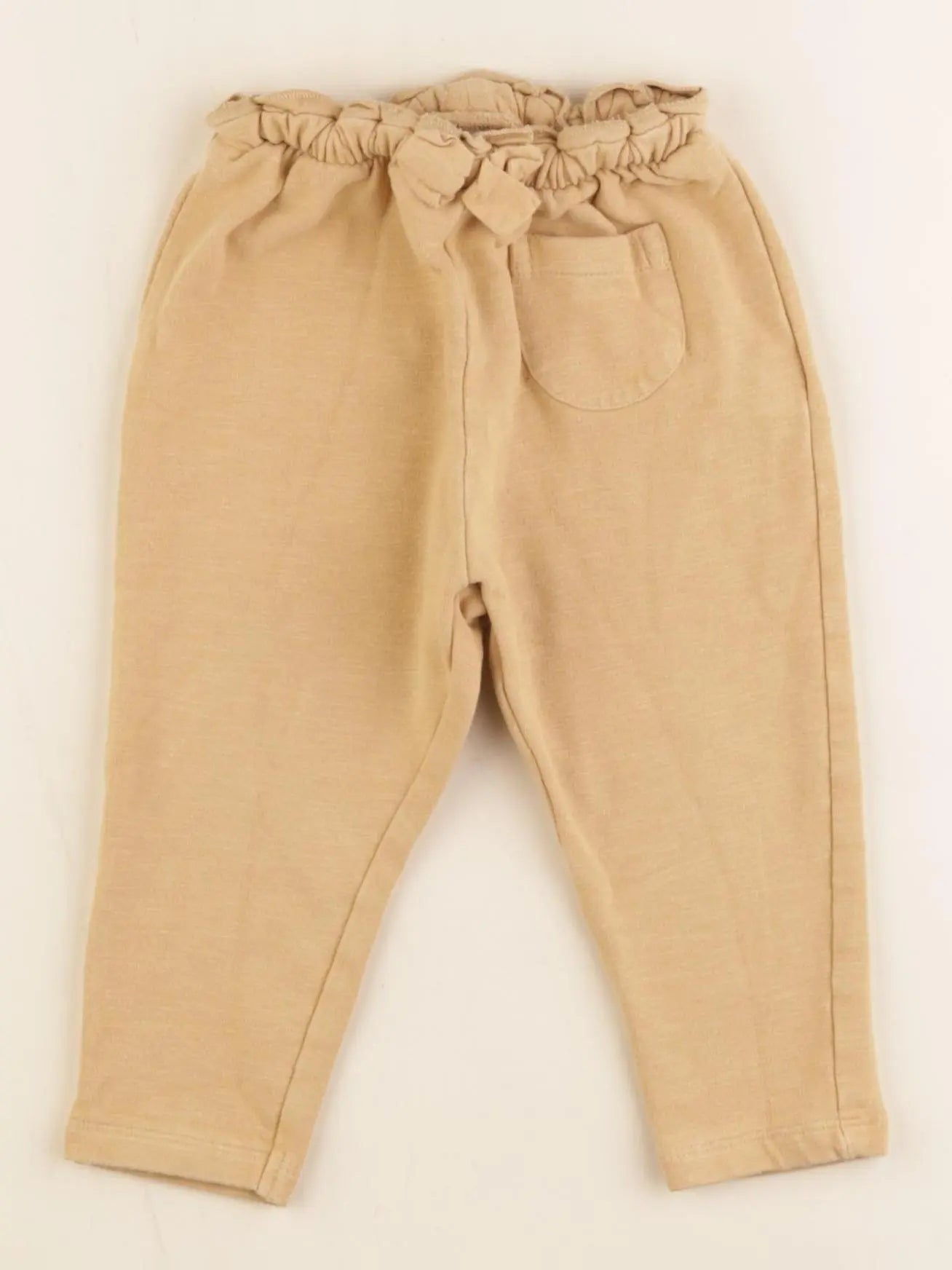 Zara - jogging coton jaune - 12/18 mois