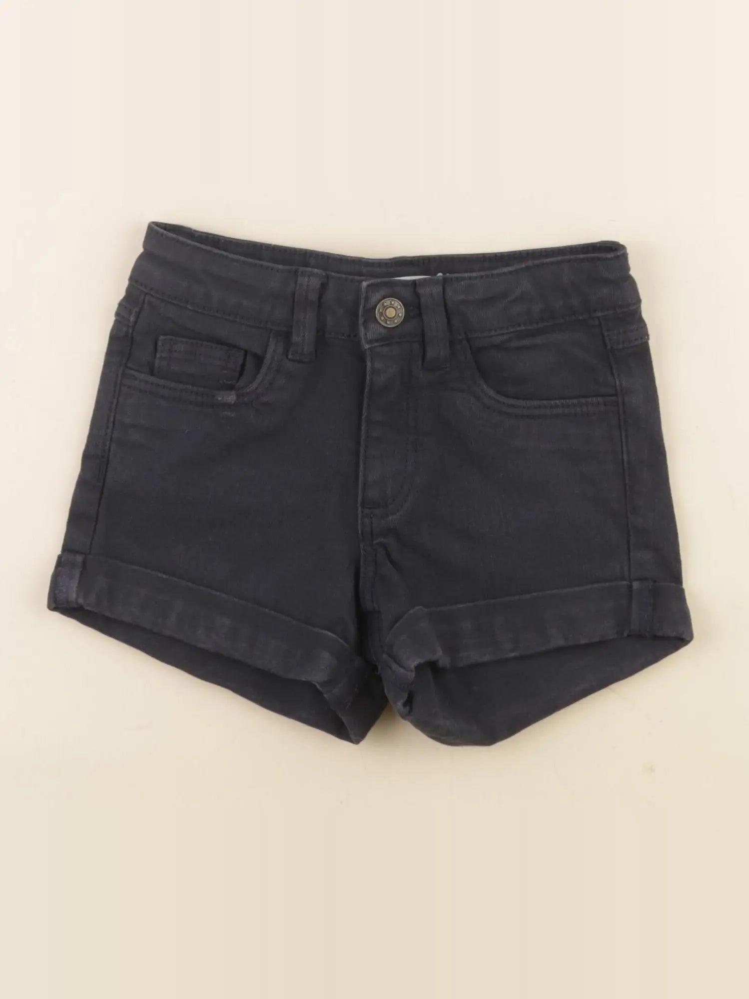 Monoprix - short bleu - 4 ans