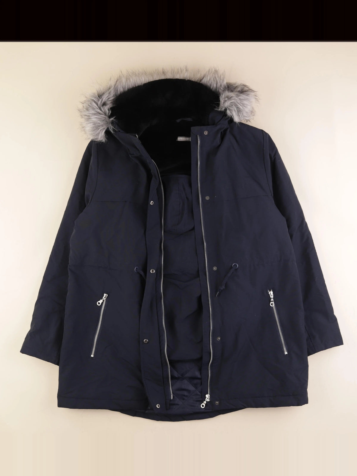 Vertbaudet - manteau grossesse, allaitement bleu - 38