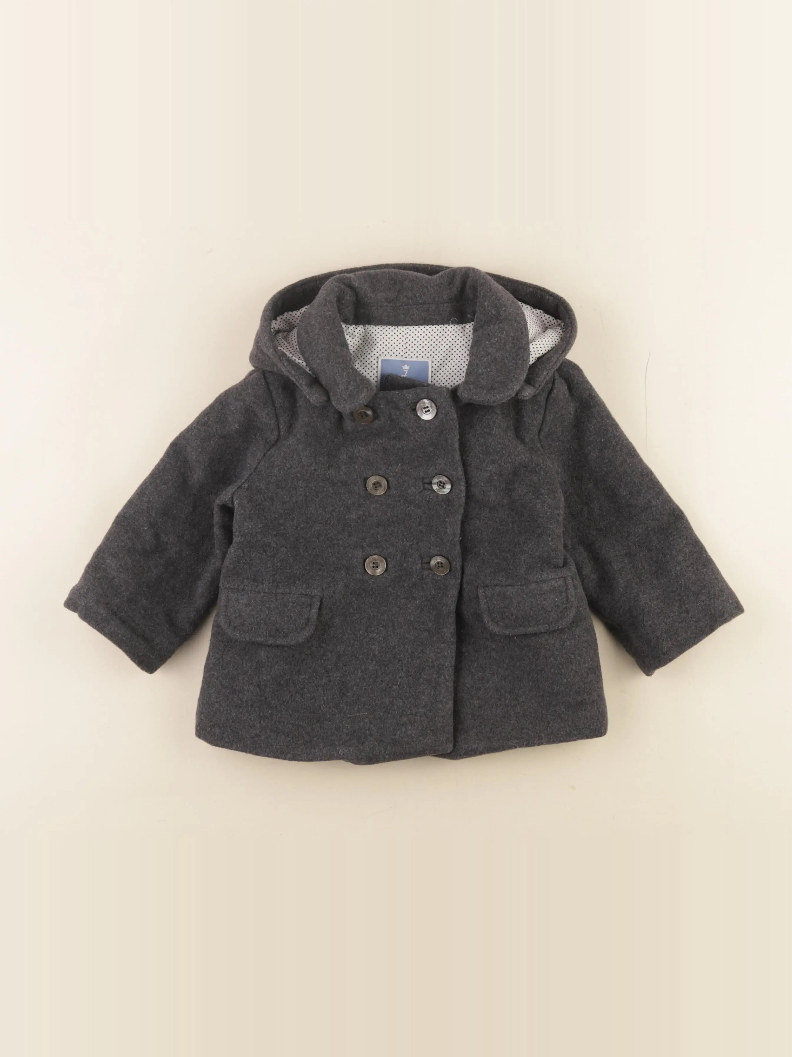 Jacadi - manteau gris - 18 mois